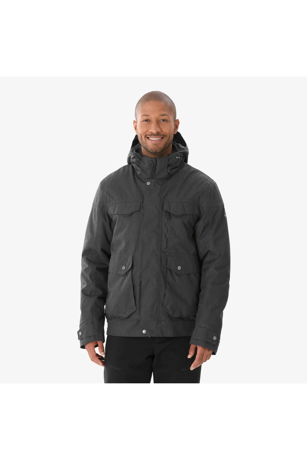 کت برفی ضد آب مردانه کچوا در فضای باز زمستانی خاکستری NH500 10 درجه سانتی گراد Decathlon