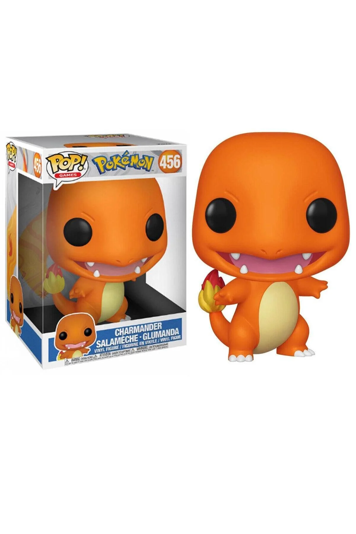 فیگور POP POKEMON CHARMANDER 10 INC سایز بزرگ 25 سانتی متر از ترکیه Funko