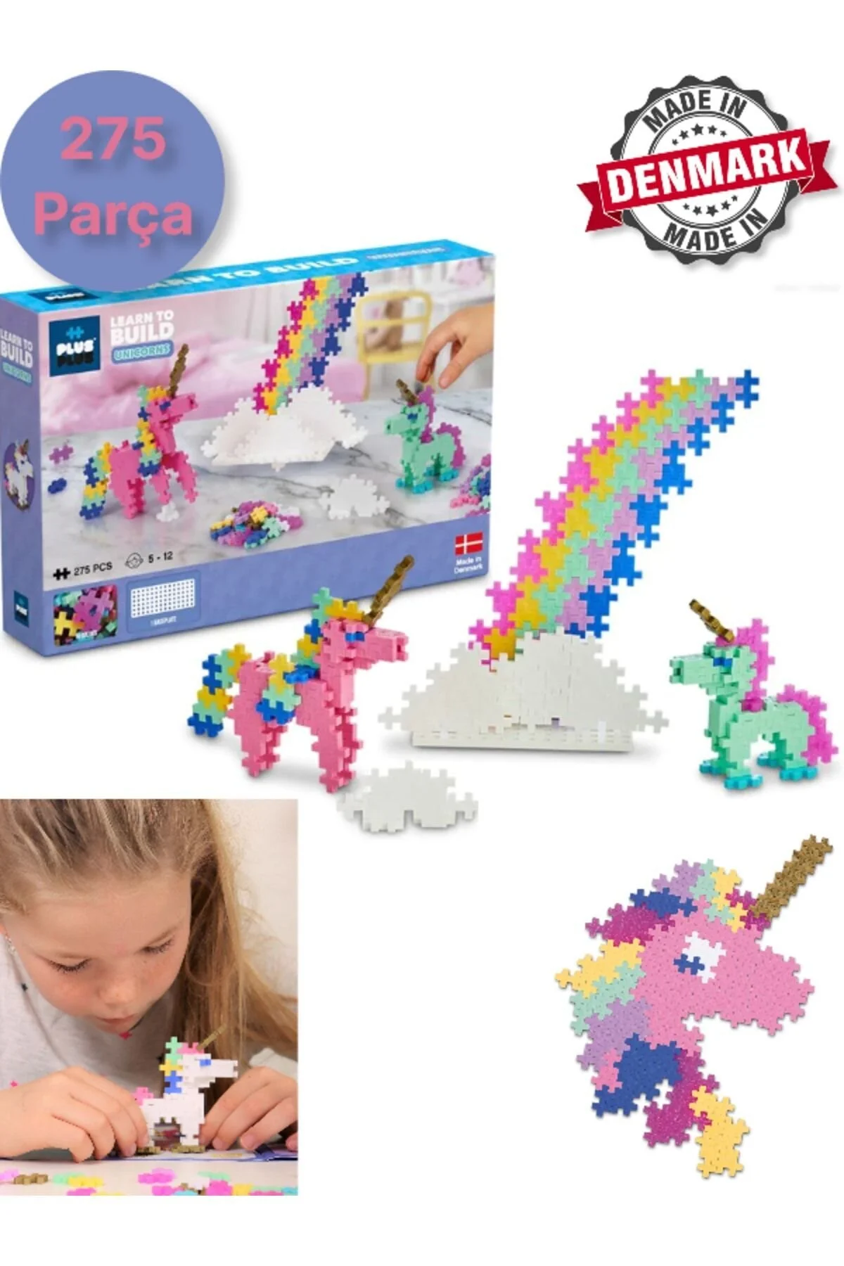 لگو و اسباب بازی های ساخت محور PLUS MINECRAFT THEMED LEARN TO BUILD UNICORNS LEGO BUILDING TOY 275 قطعه 3908 TOYFEST