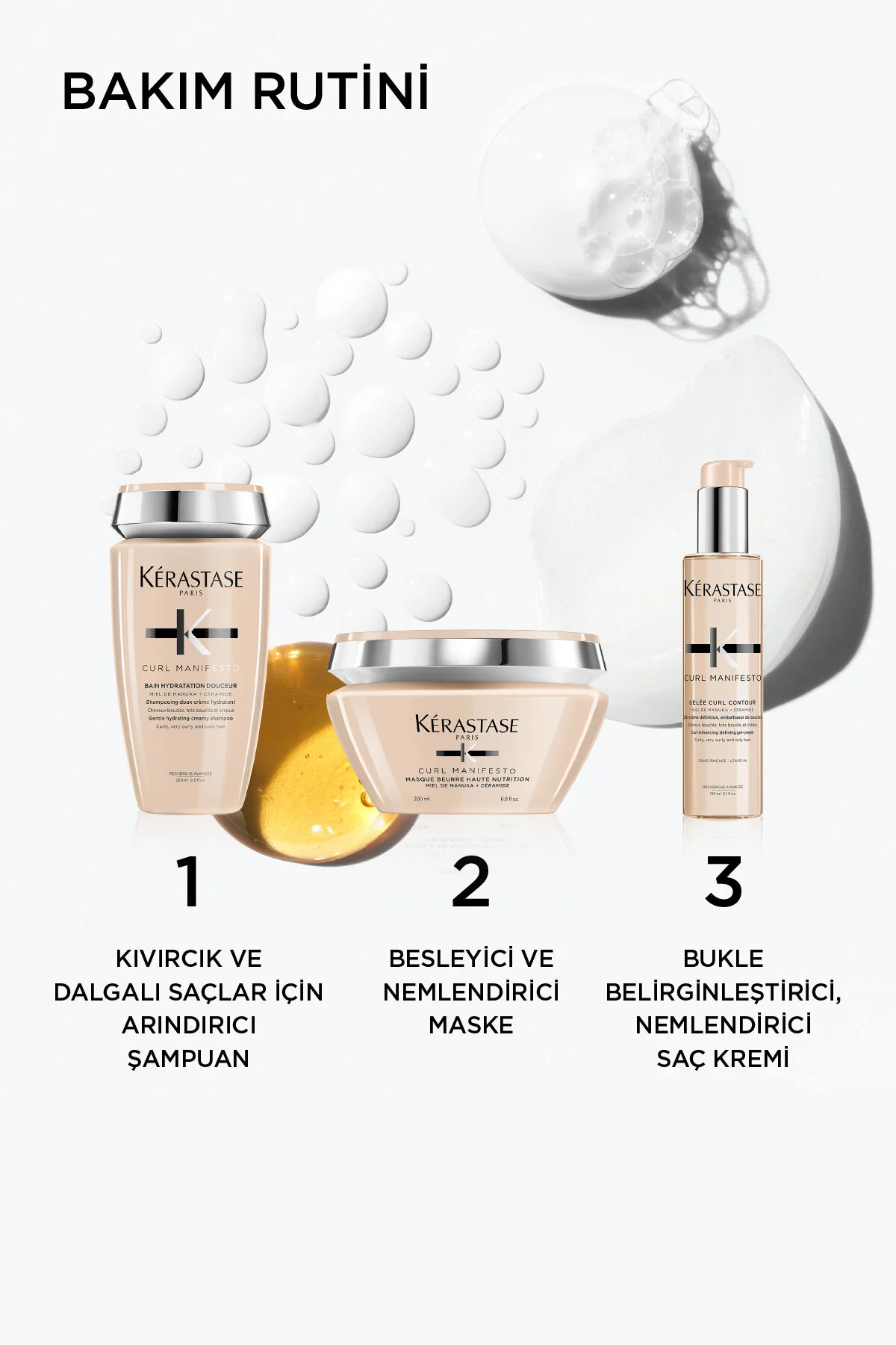 Kerastase ژل کنتور موهای مجعد Curl Manifesto Gelée