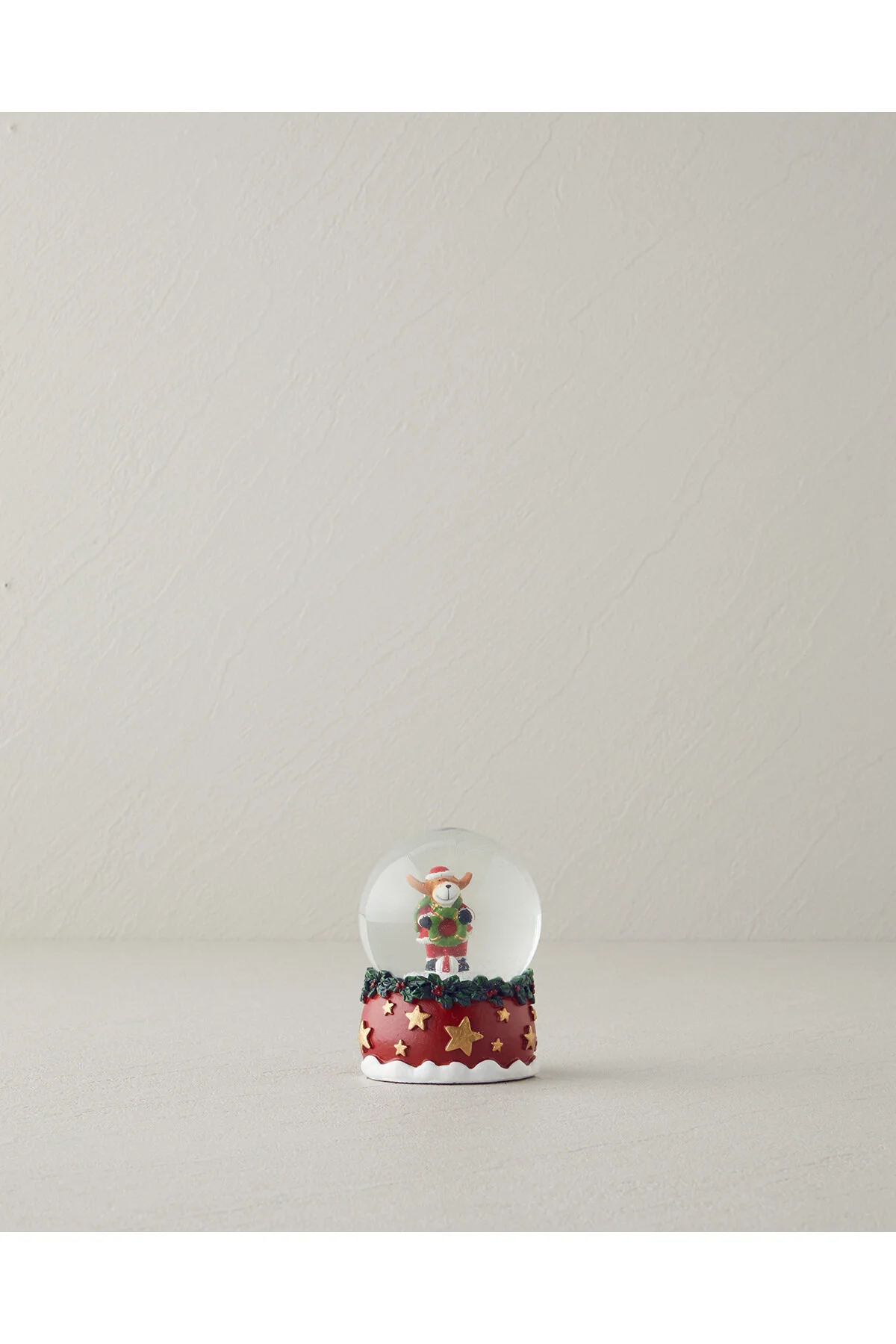 گوی برفی TANSY SNOW GLOBE 6X6X9 سانتی متر قرمز English Home