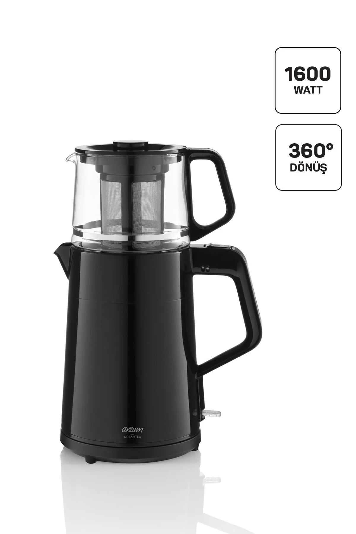چای ساز دستگاه سیاه DREAMTEA AR3134 Arzum