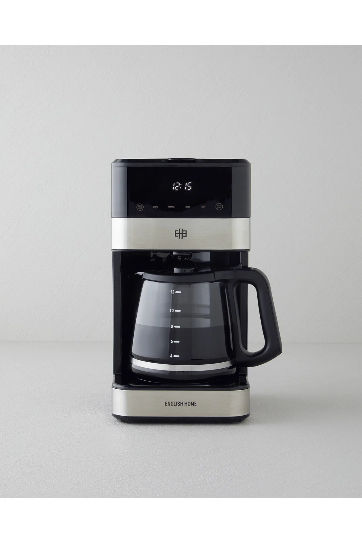قهوه ساز فیلتری فیلتر هوشمند FKM 6010 COFFEE TALKS 1.8 لیتری مشکی اورجینال English Home
