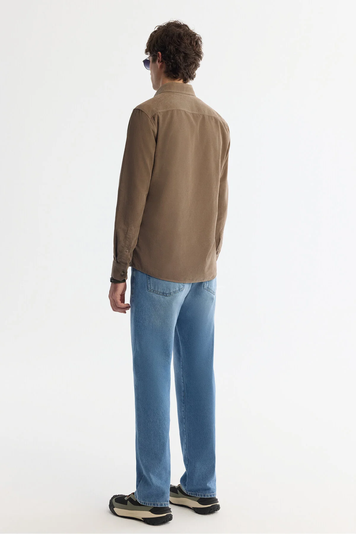 پیراهن / بلوز دکمه دار چند رنگ مردانه پنبه ای Mink Vt Velvet 100 ٪ آوا Avva