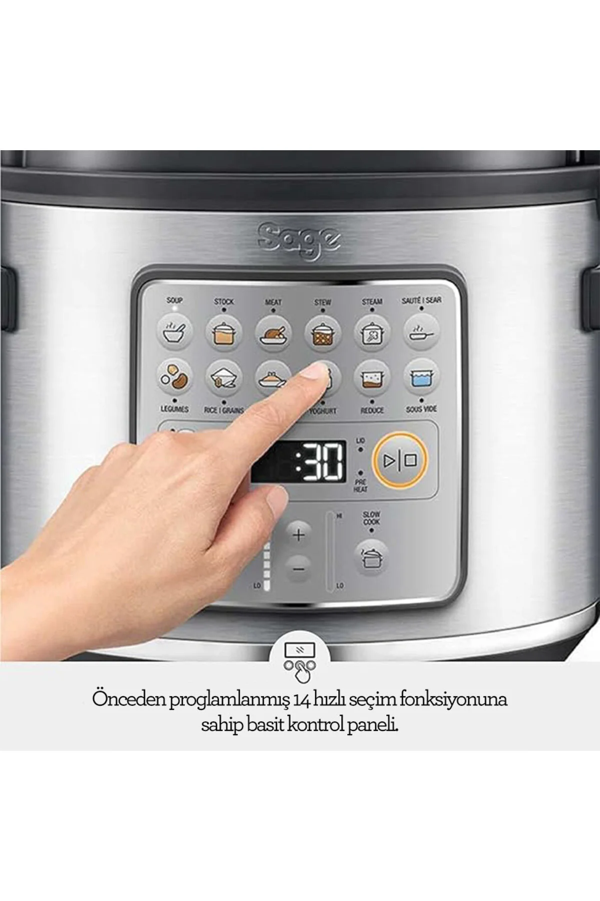پلوپز چندکاره SPR680 فشار هوشمند FAST SLOW GO™ اورجینال Sage