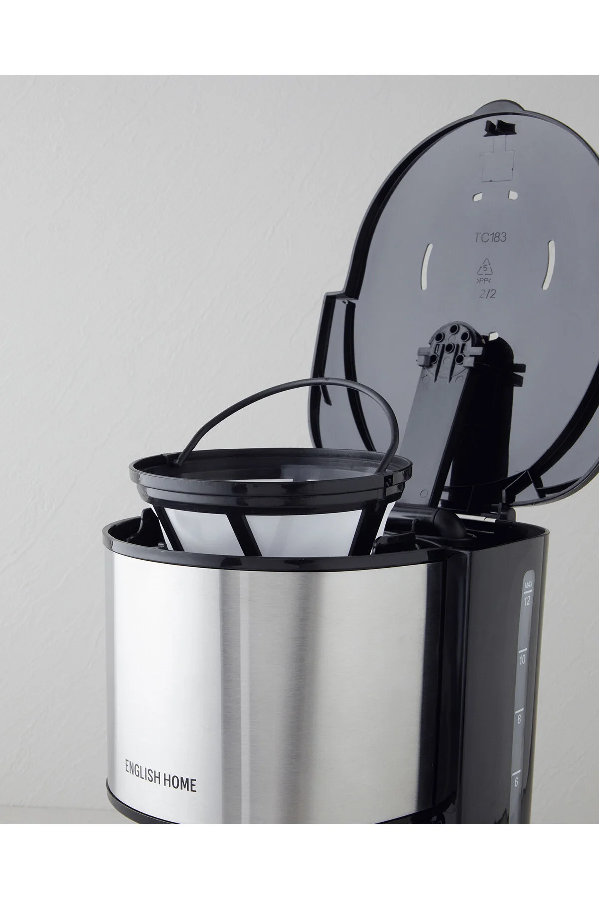 قهوه ساز فیلتری فیلتر FKM 6001 COFFEE TALKS 1.5 LT مشکی اورجینال English Home