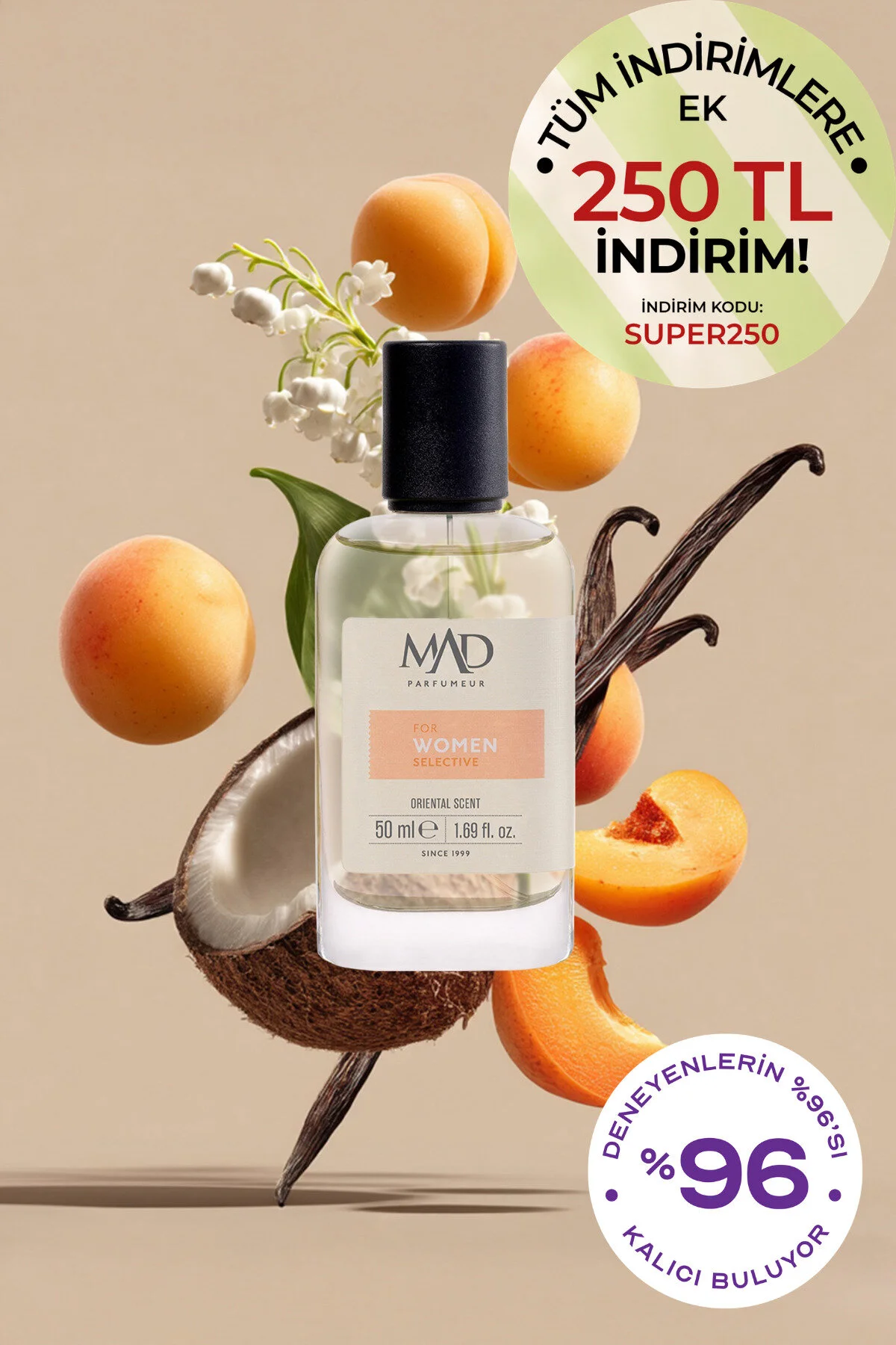 عطر MAD H103 زنان انتخابی 50 میلی لیتر مدپرفیوم Mad Parfüm