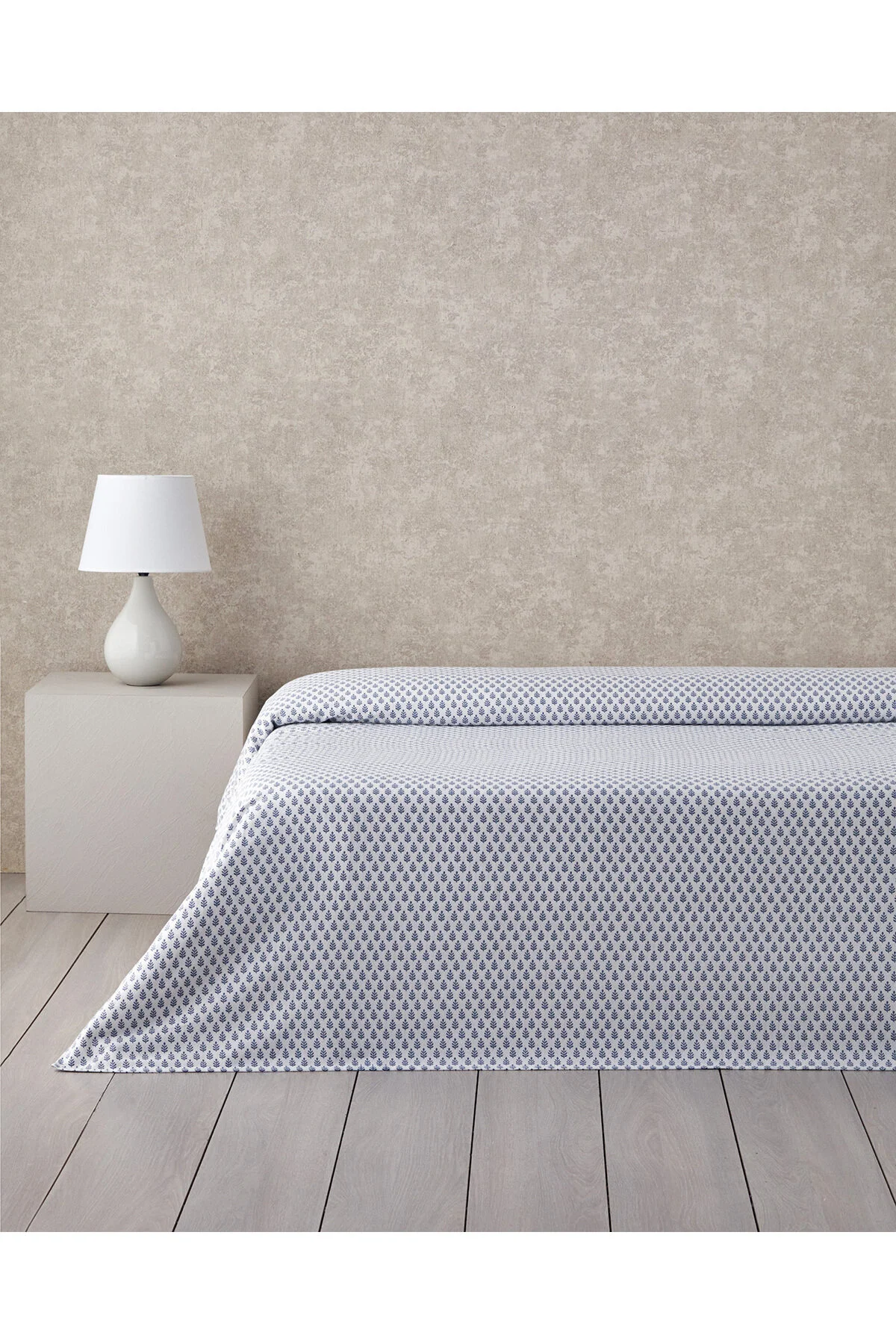 پیکه دو نفره و ست برگهای خالص ECOSOFT DOUBLE PIKE 200X220 CM آبی English Home