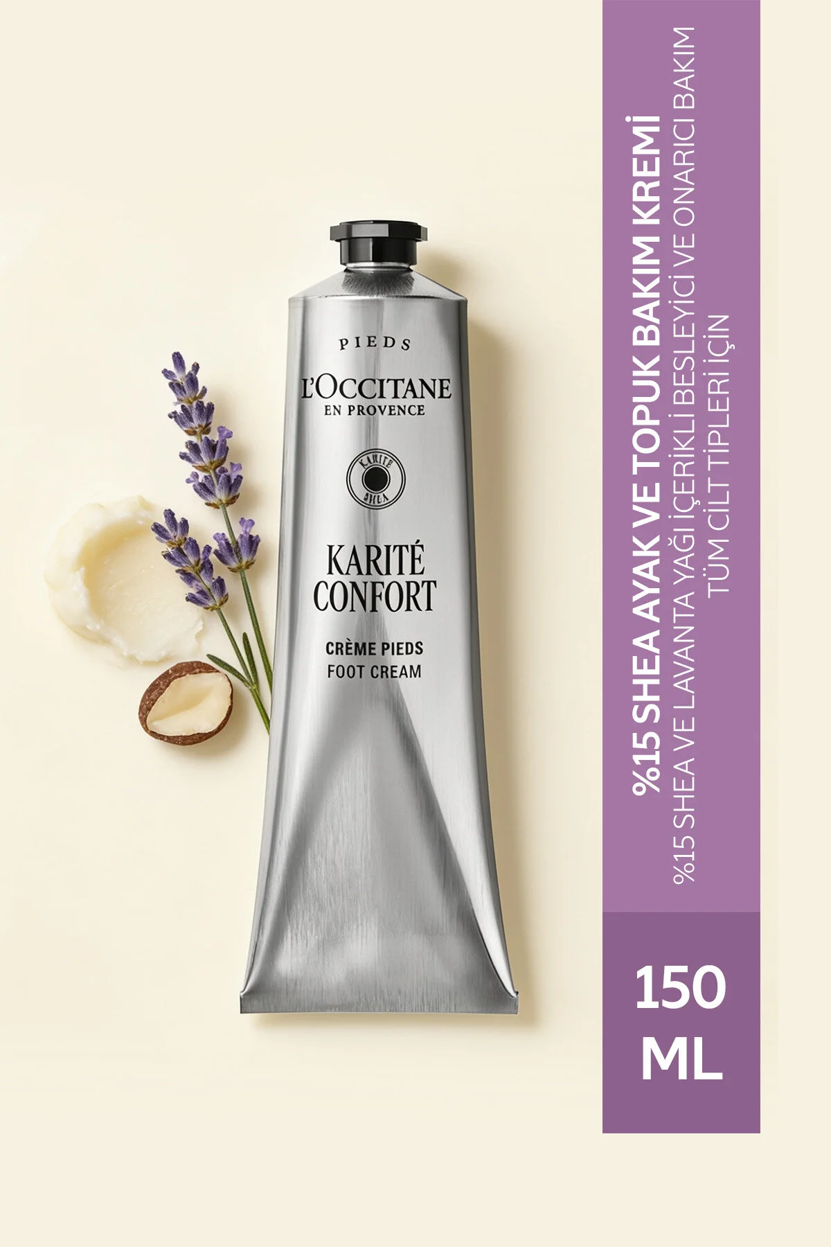 کرم پا شی باتر 150 میل اورجینال L'Occitane