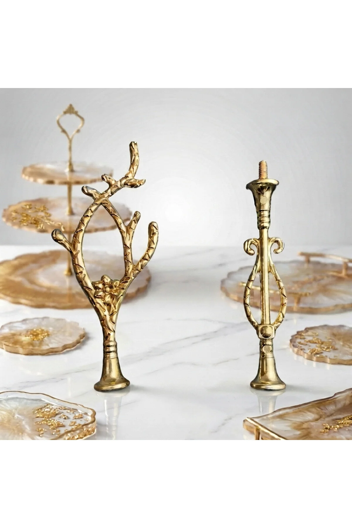 فیگور اپوکسی رزین لایه ای ارائه و دستگاه های خدمات فروشگاه CNK CRAFT از ترکیه cnk craft shop