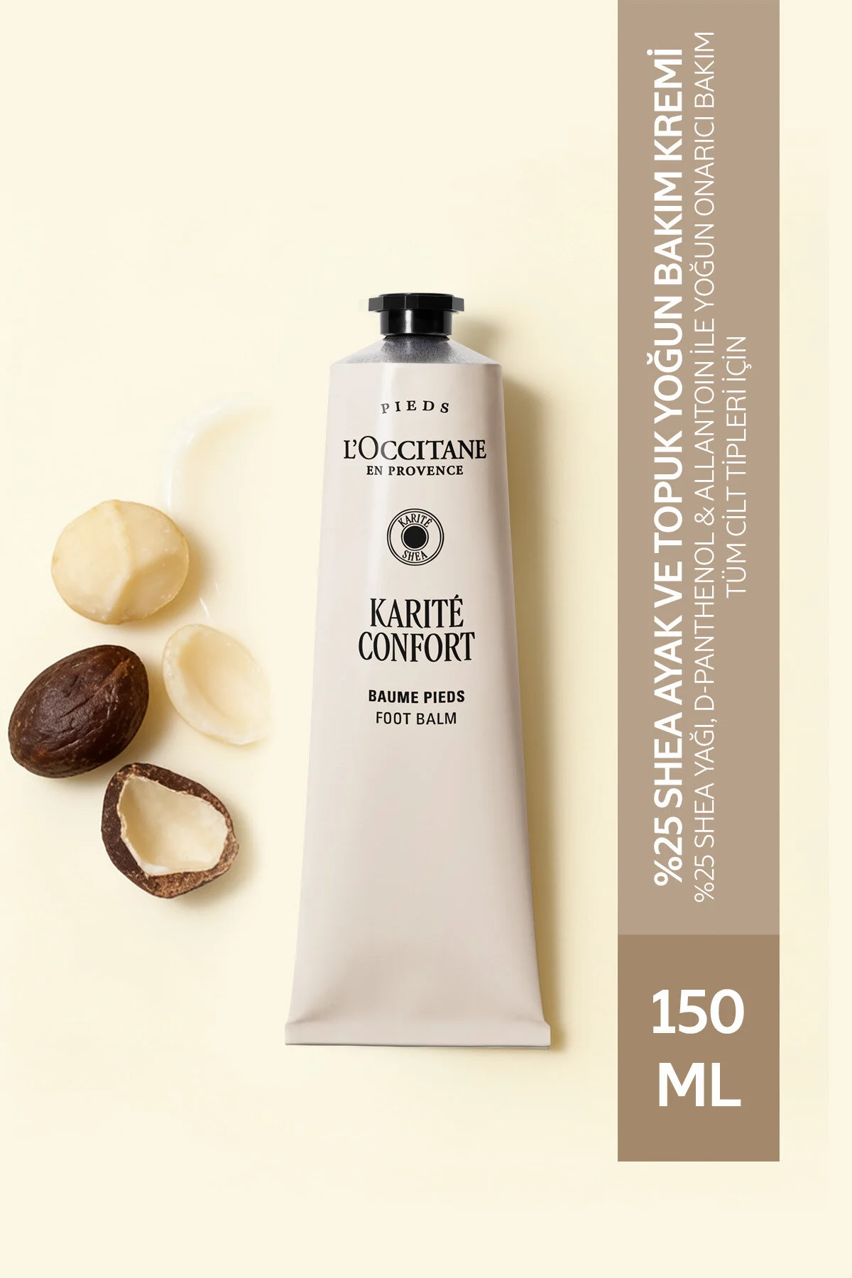 کرم پا SHEA BUTTER INTENSIVE FOOT BALM CREAM 150 ML L'Occitane