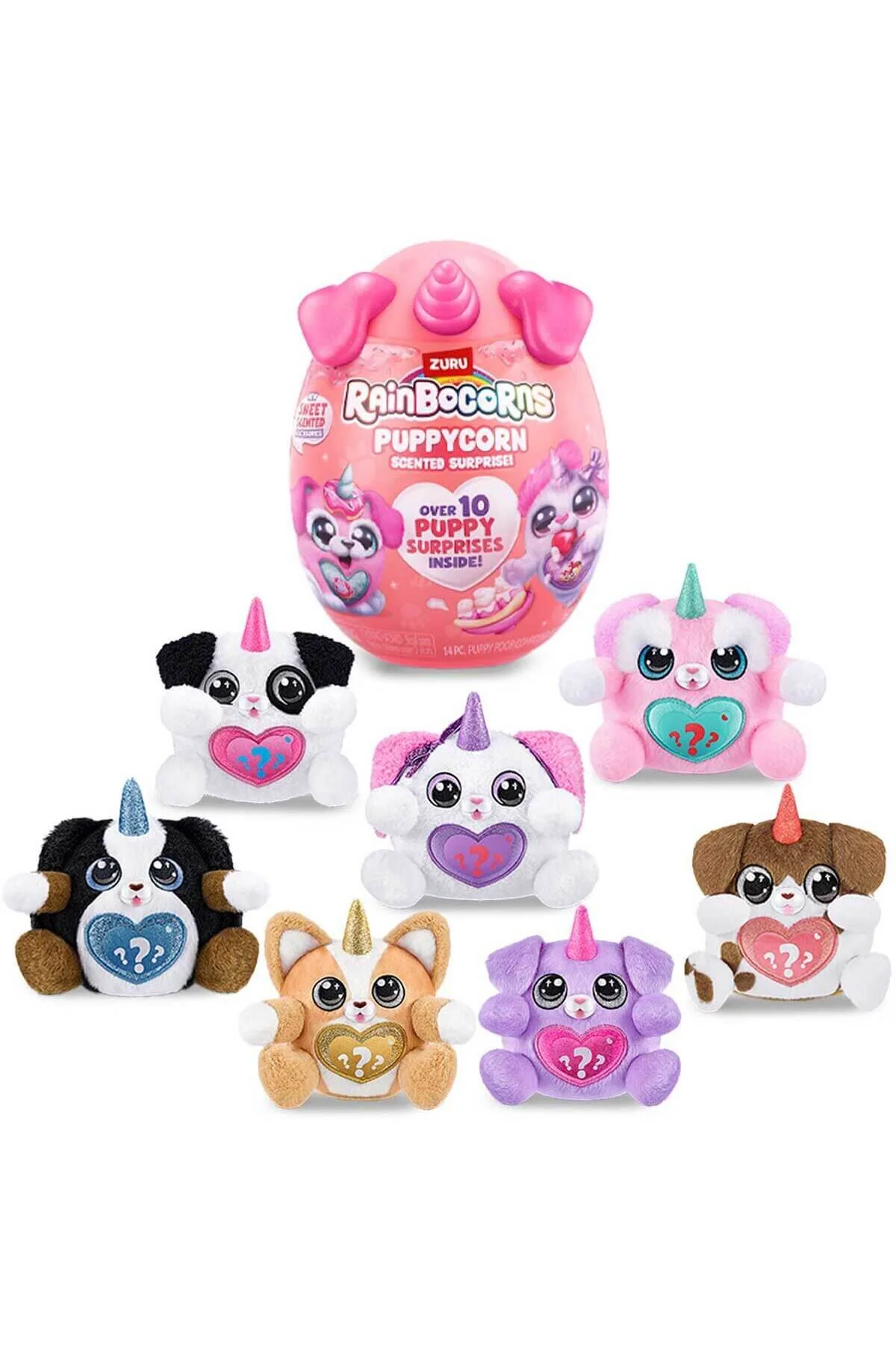 اسباب بازی های پشمی PUPPYCORN FRAGRANCE SURPRISE PACKAGE S8 RAR27000 سفید Rainbocorns