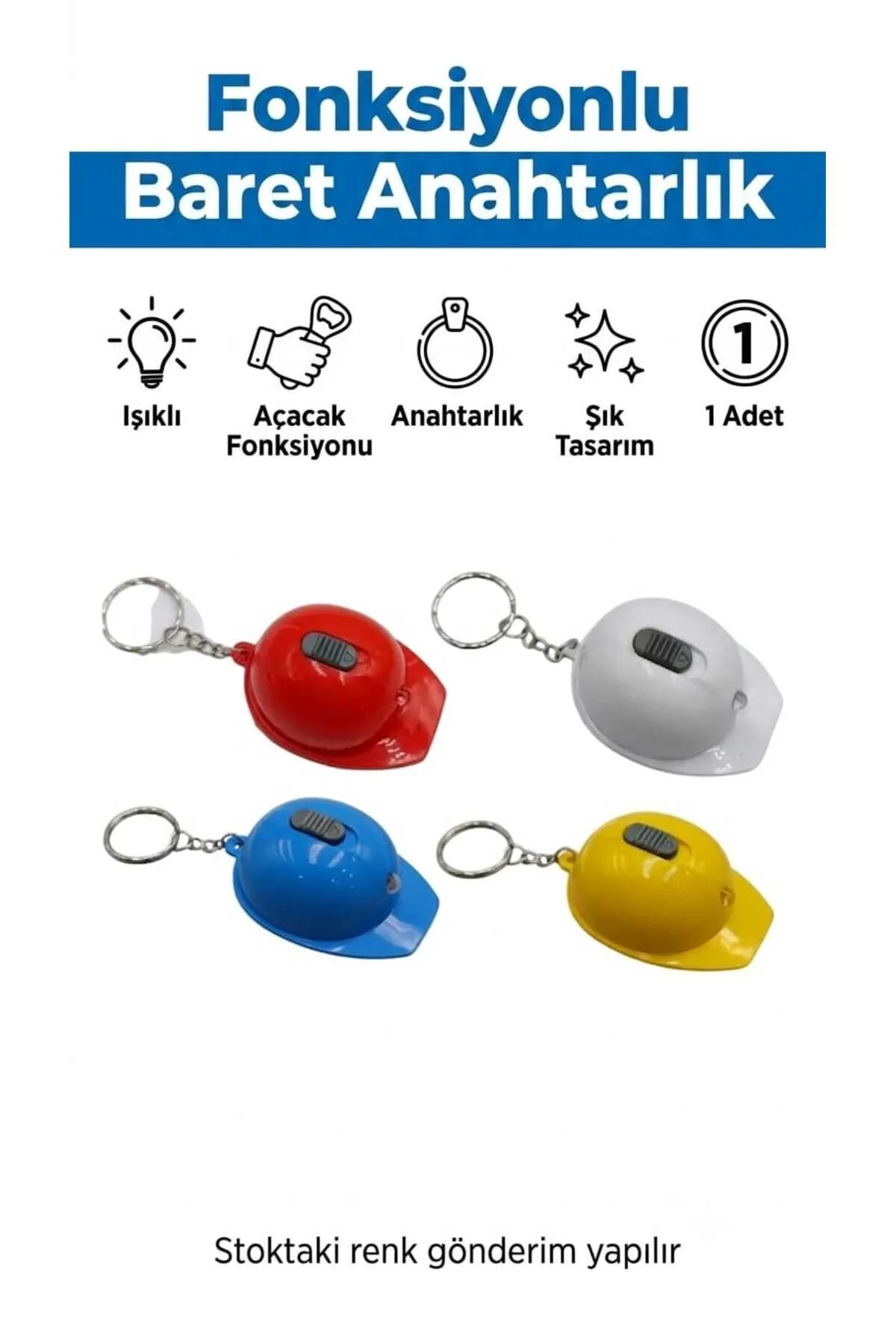 جلیقه کلید کلاه کلیدی طرح ایمنی چراغ دار LED با عملکرد طراحی جاکلیدی سفید kamptek kamp teknolojisi