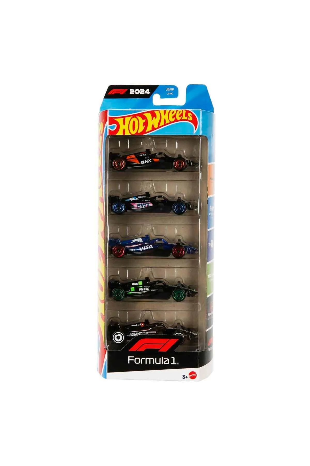 مدل خودرو مجموعه پنج ماشین FORMULA1 JBJ78 از ترکیه HOT WHEELS