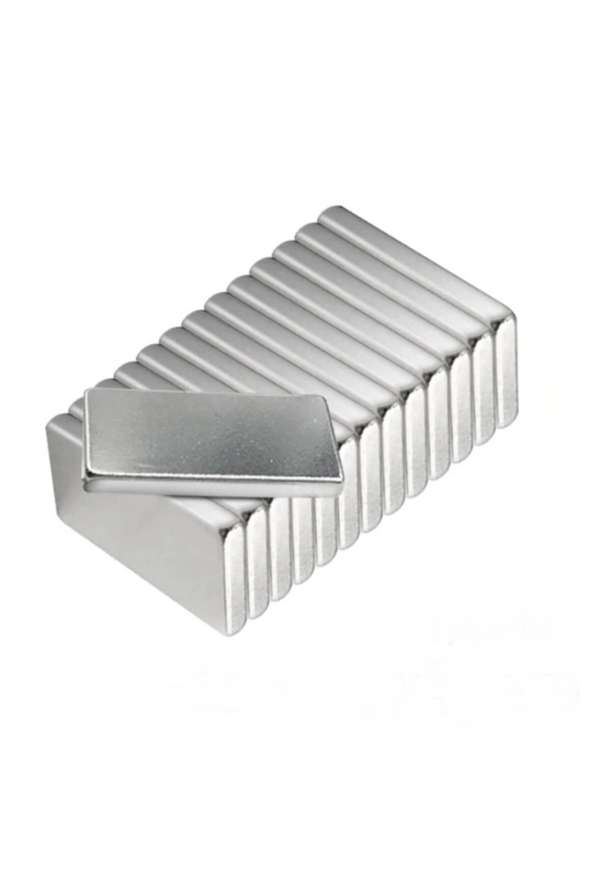 فیگور 20 قطعه 20MM X 10MM 2MM مربع آهنربای نئودیمیوم قوی از ترکیه Dünya Magnet