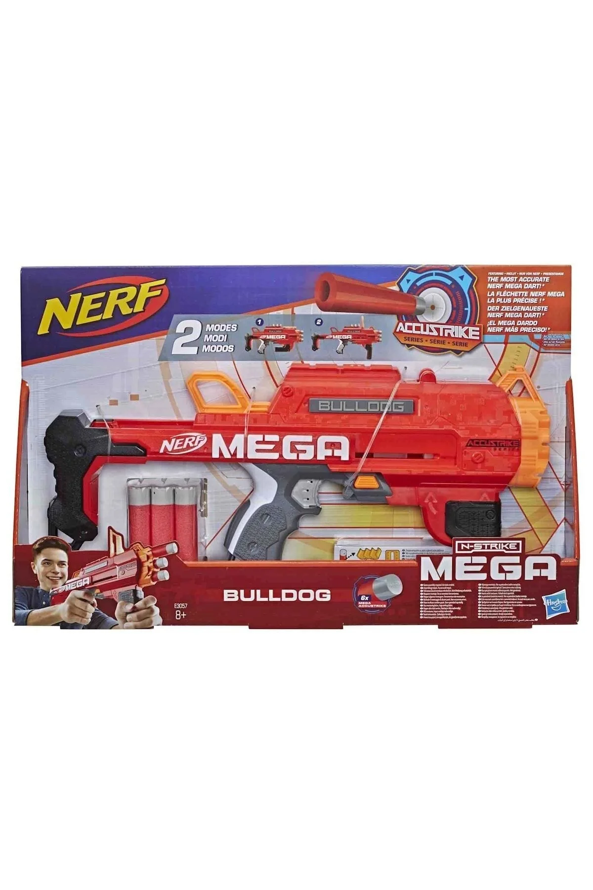 اسباب بازی های فیگور دیگر تفنگ NERF GUN MEGA BULLDOG RIFLE E3057 Hasbro