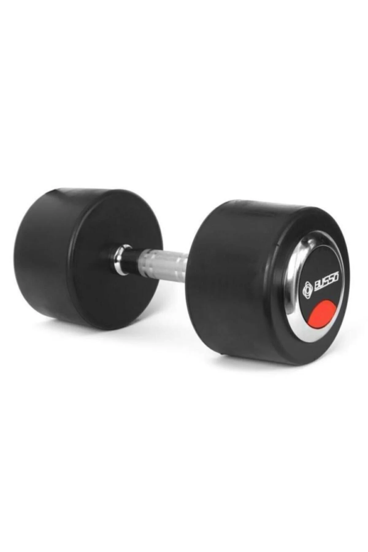 دمبل و صفحه وزنه مشکی لاستیکی RD25 25 کیلوگرم بوسو Busso