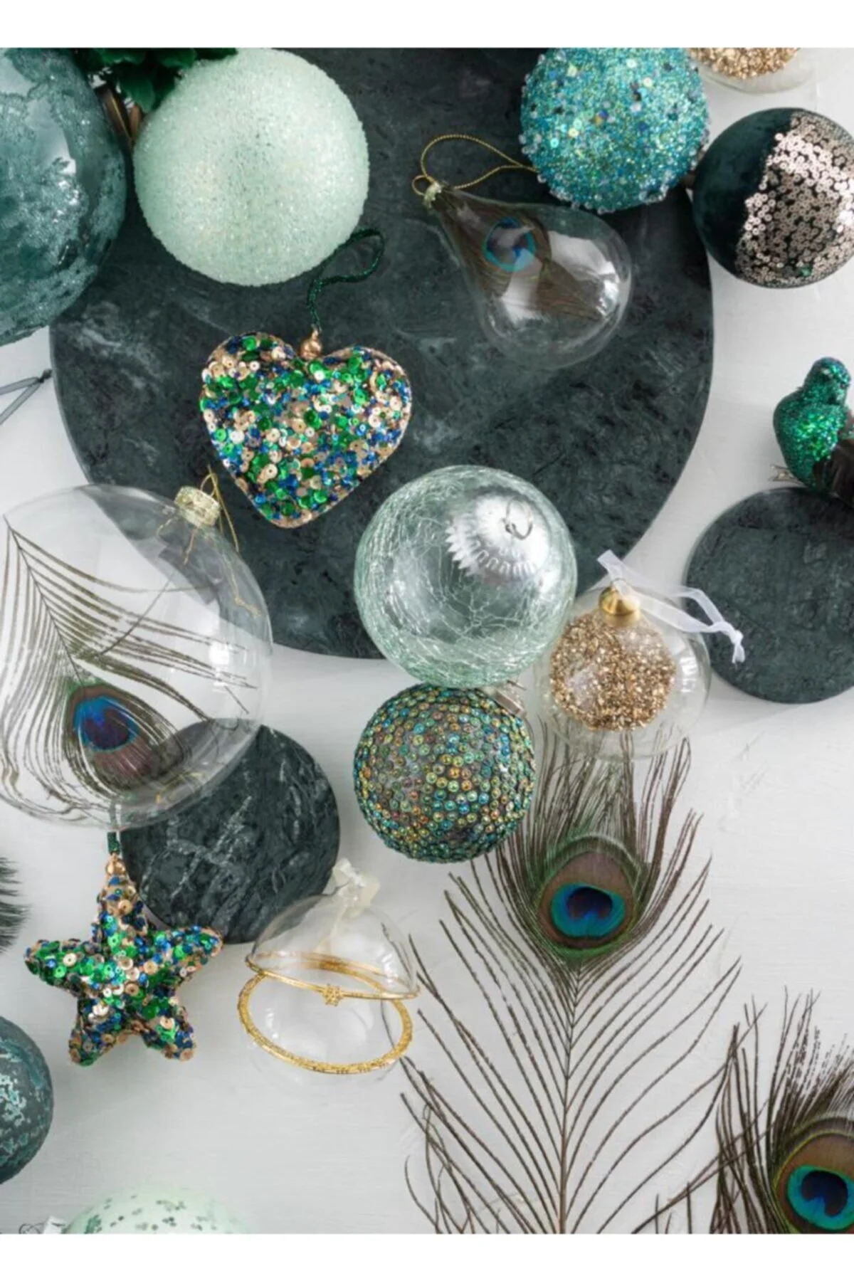 تزیینات سال نو سبز تزئینات کریسمس اورجینال Laromita Decoration