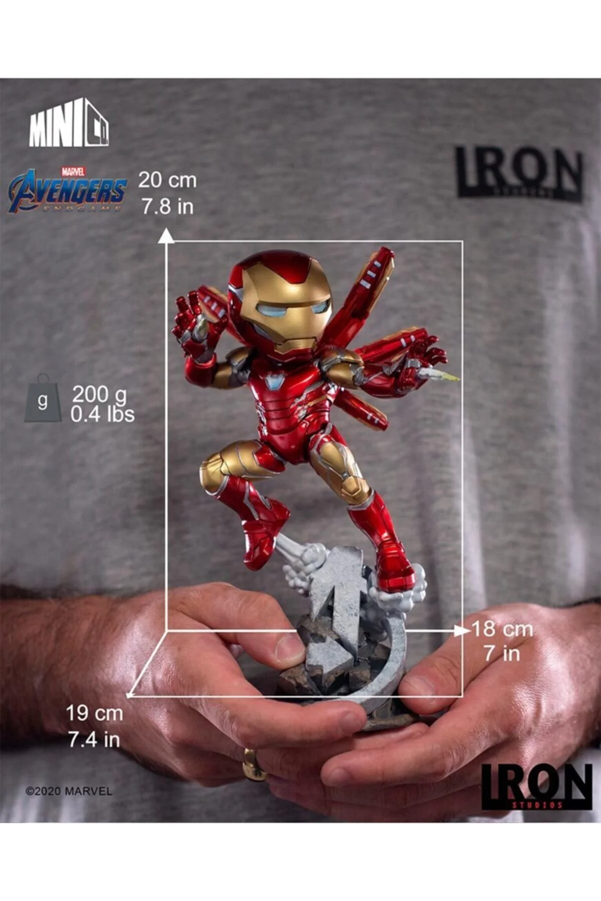 فیگور مرد آهنی AVENGERS: ENDGAME MINICO Iron Studios
