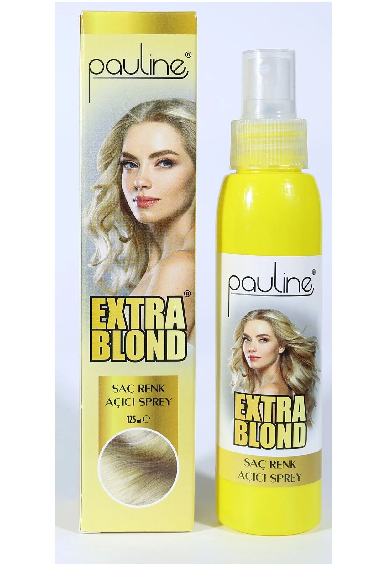 اسپری روشن کننده مو طبیعی Extra Blond با حجم 125 میلی لیتر Pauline