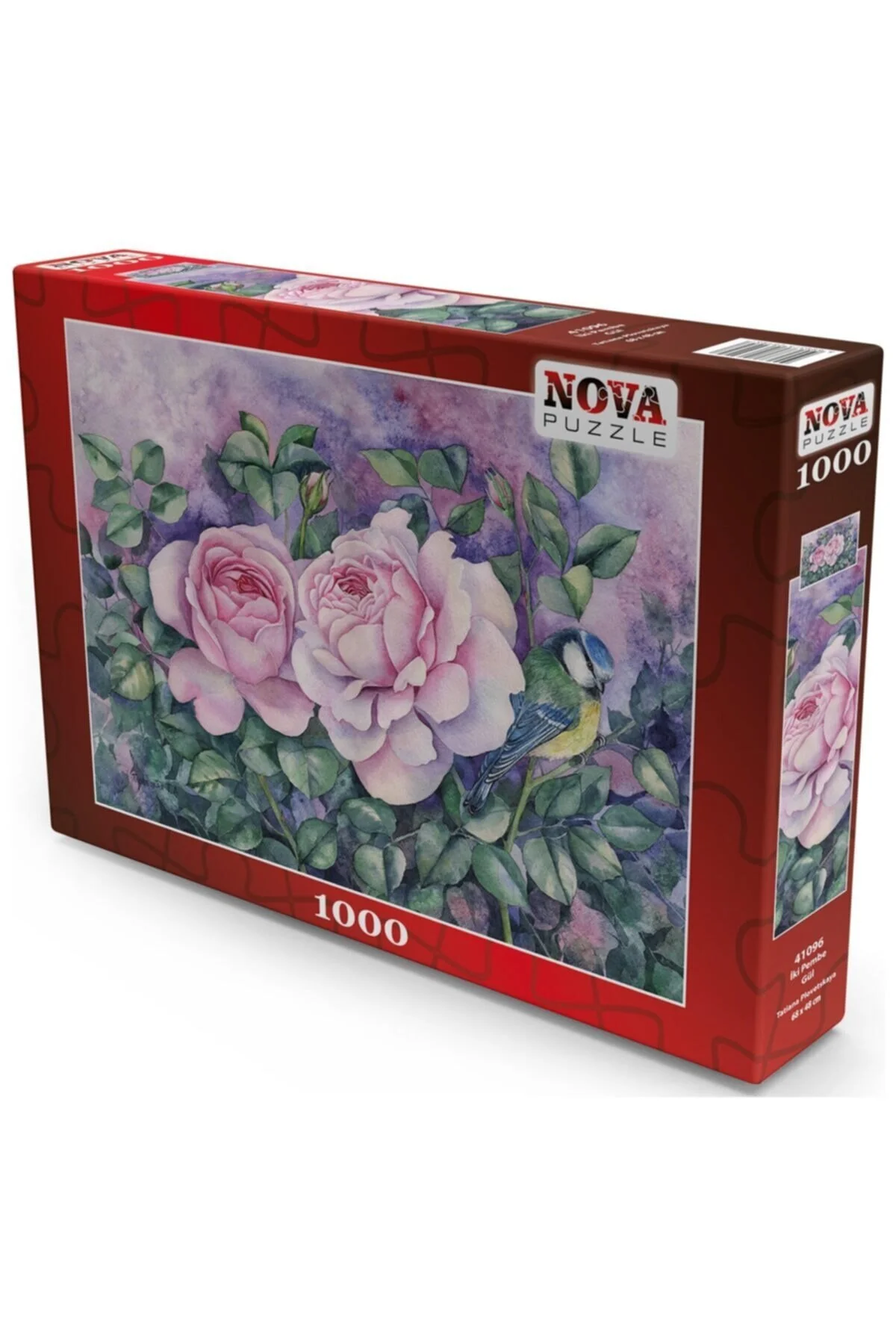 پازل NOVA 1000 PIECE TWO PINK ROSES تاتیانا پلوتسکایا Nova Puzzle