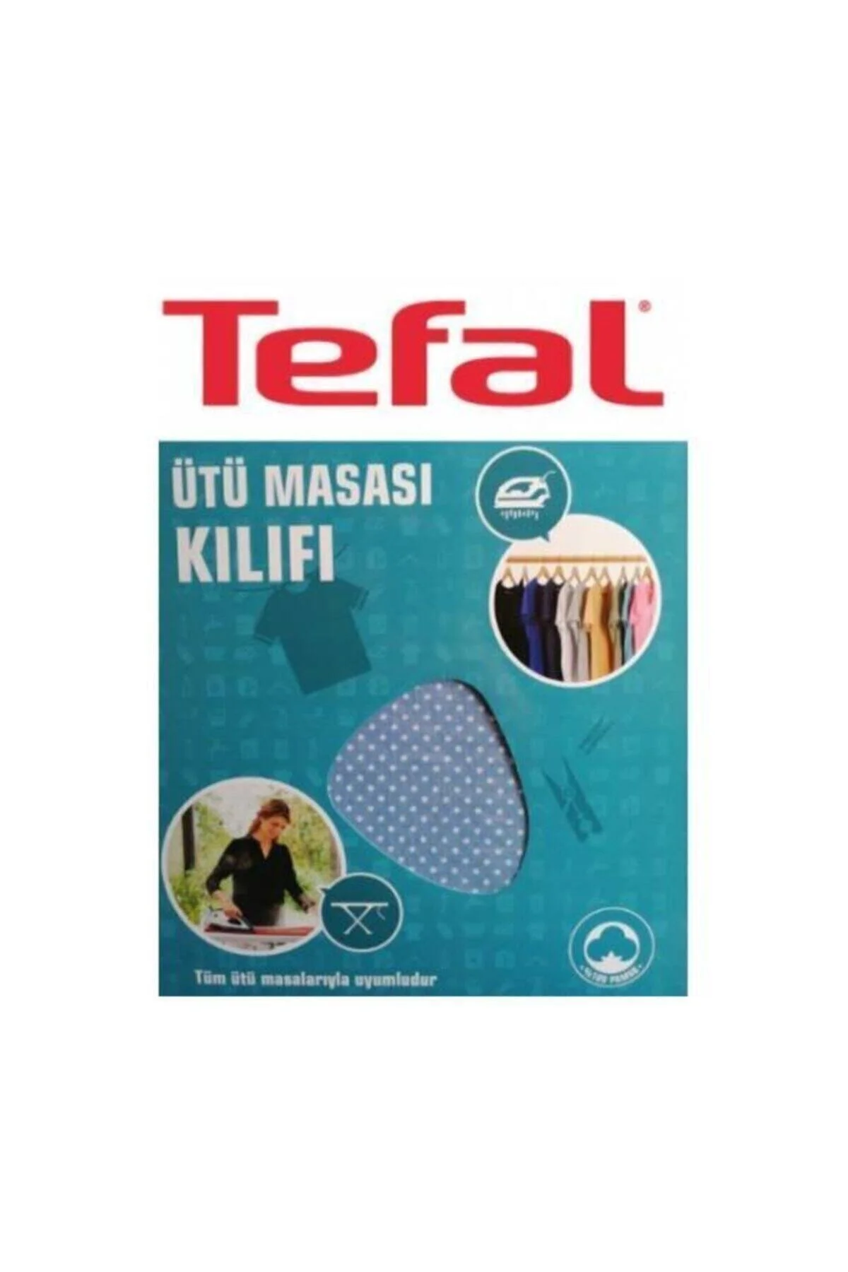 رومیزی پارچه روکش میز اتو نمدی 100% پنبه تفال TEFAL