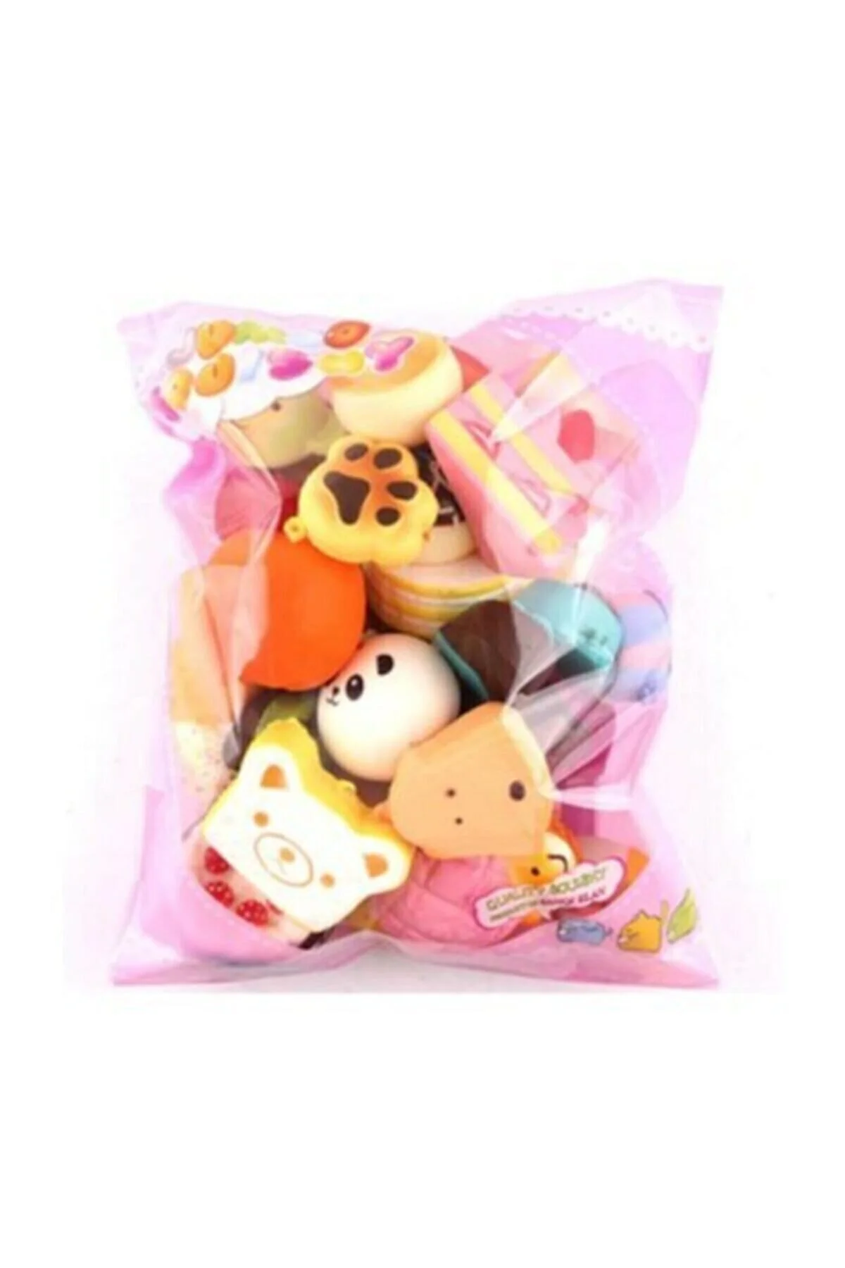 اسباب بازی های فیگور دیگر SQUISHY متوسط ​​سایز 4 تکه میس معطر. FREQUENT SUKUSHI EMIR