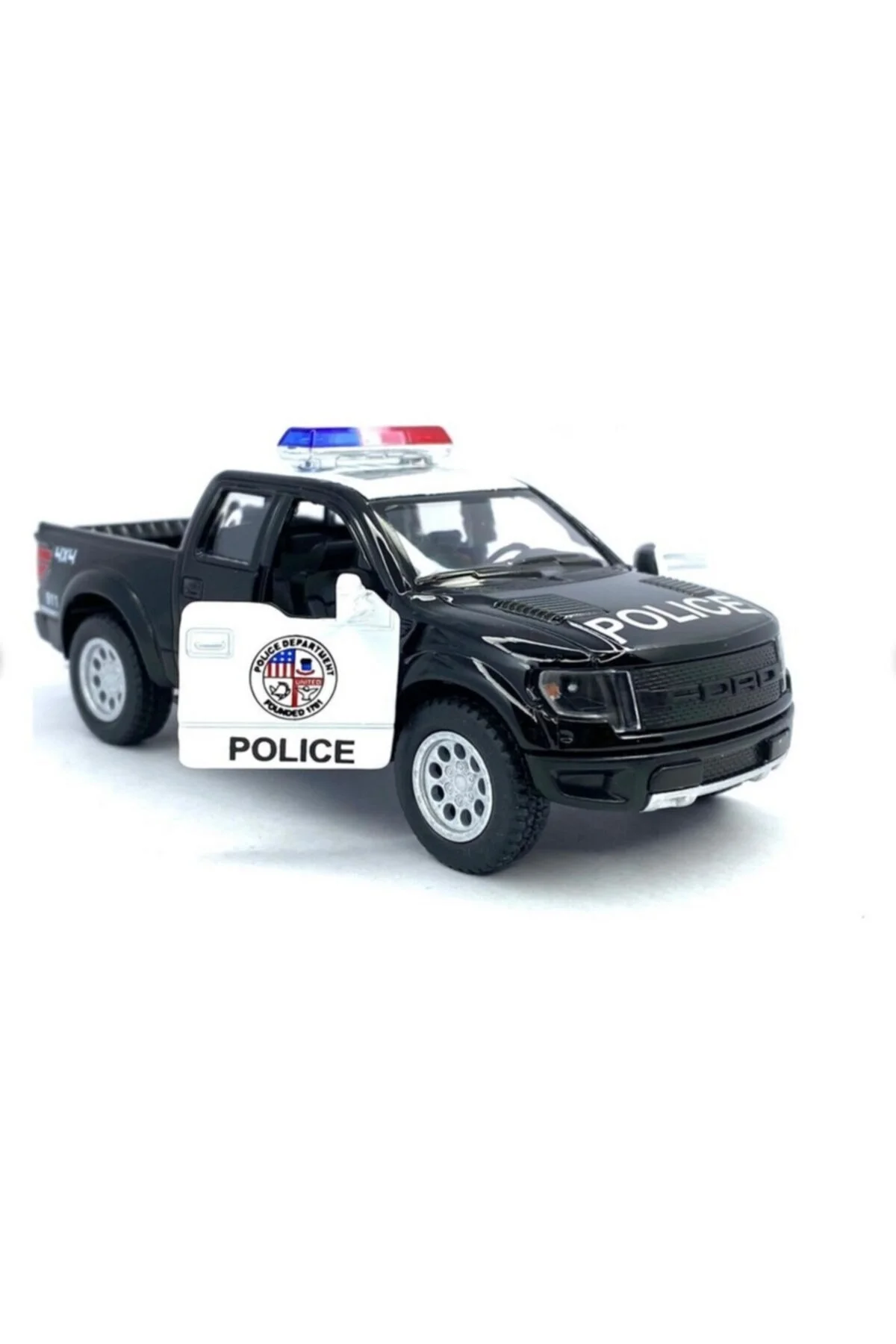 ماشین اسباب بازی 2013 فورد F 150 SVT RAPTOR SUPER خدمه POLICE CZECH 5INCH. مدل دارای مجوز 1:46 Vardem