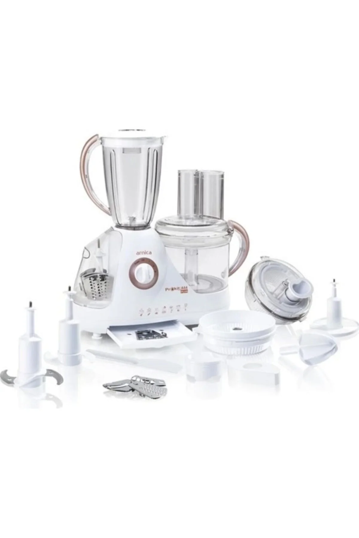 خردکن و غذا ساز PROKIT 444 PLUS GH21021 COMPAC FOOD PROCESSOR 800W ROSE اورجینال Arnica