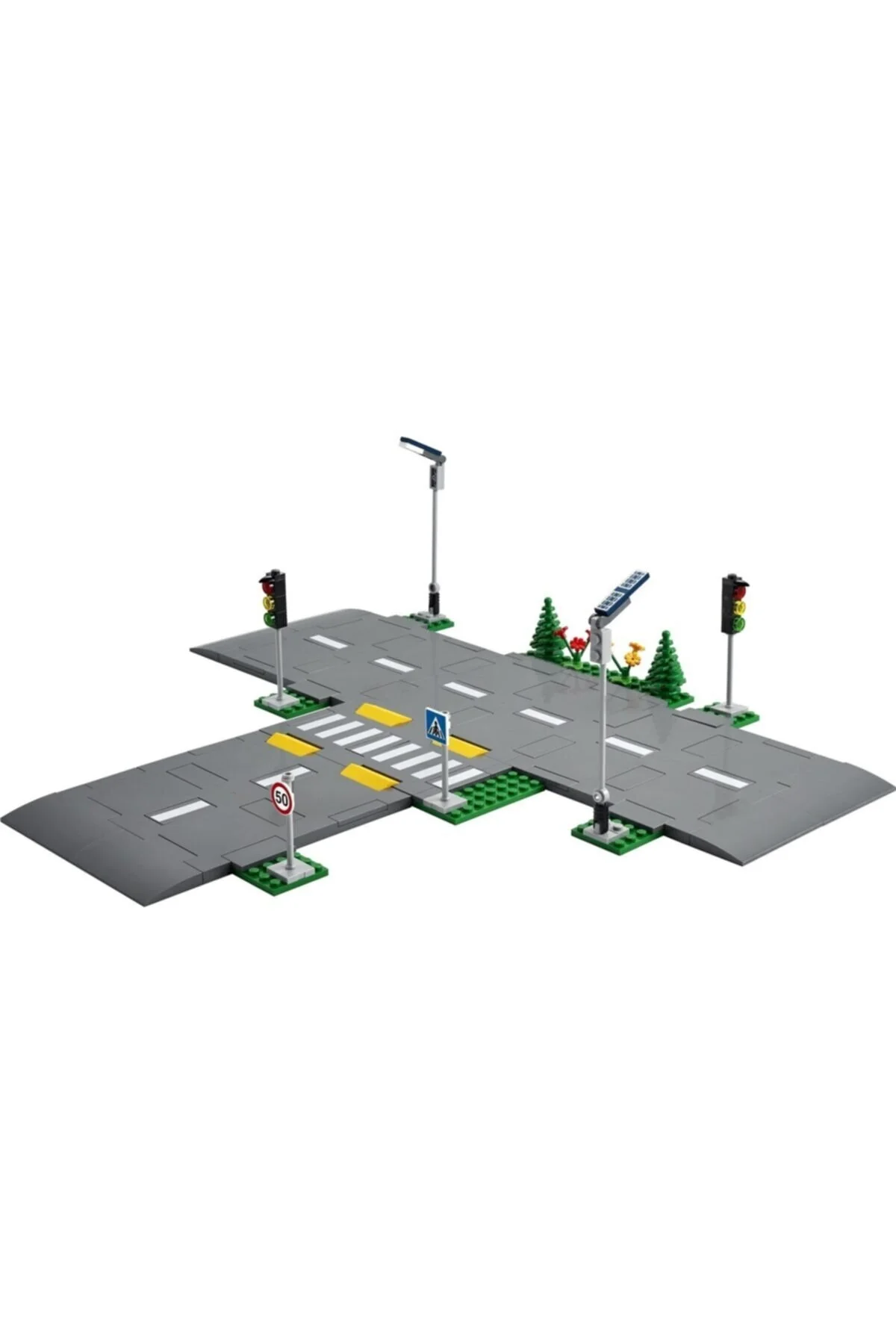 اسباب بازی های فیگور شخصیت دخترانه و پسرانه بچگانه CITY ROAD FLOORS 60304 مجموعه ساخت خلاق برای کودکان 112 قطعه لگو LEGO