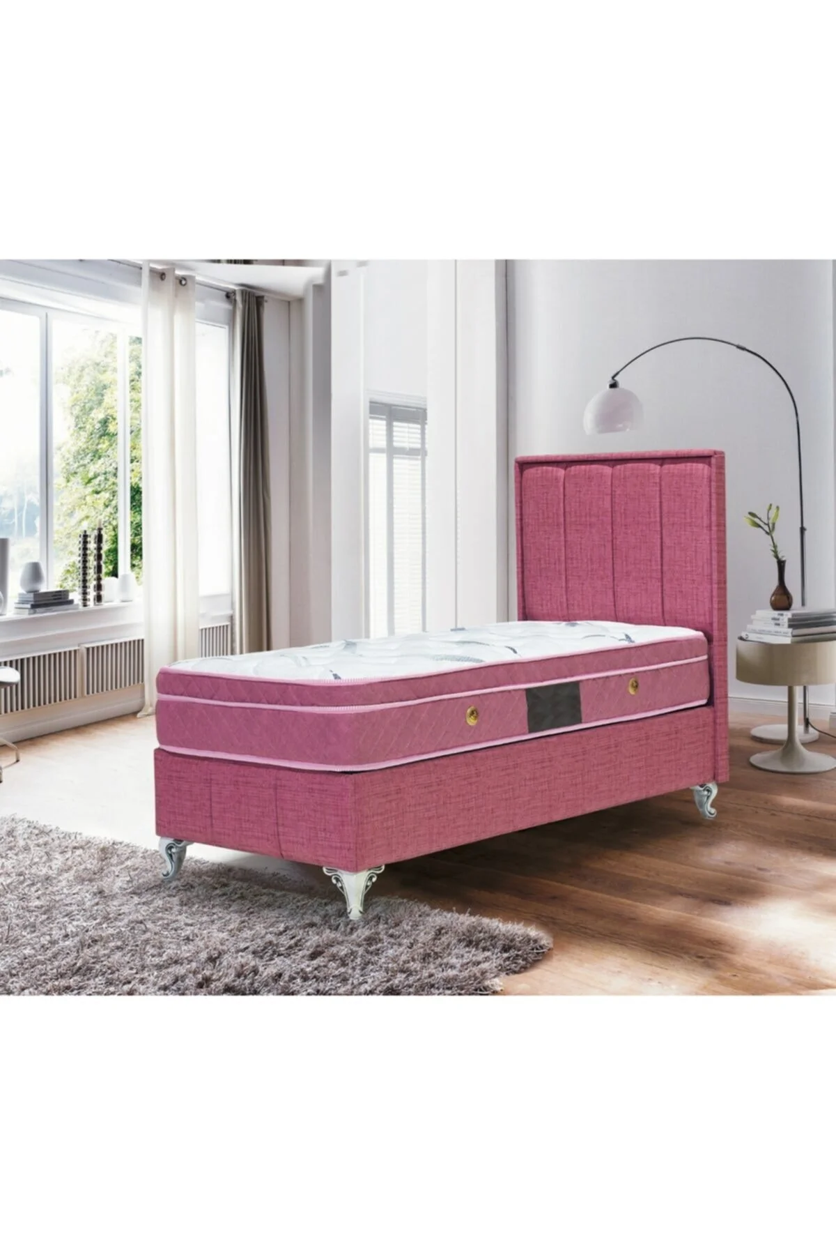 باکس تخت با فضای ذخیره BAZA BEAZA SET LILA SOLING Zelis Mobilya