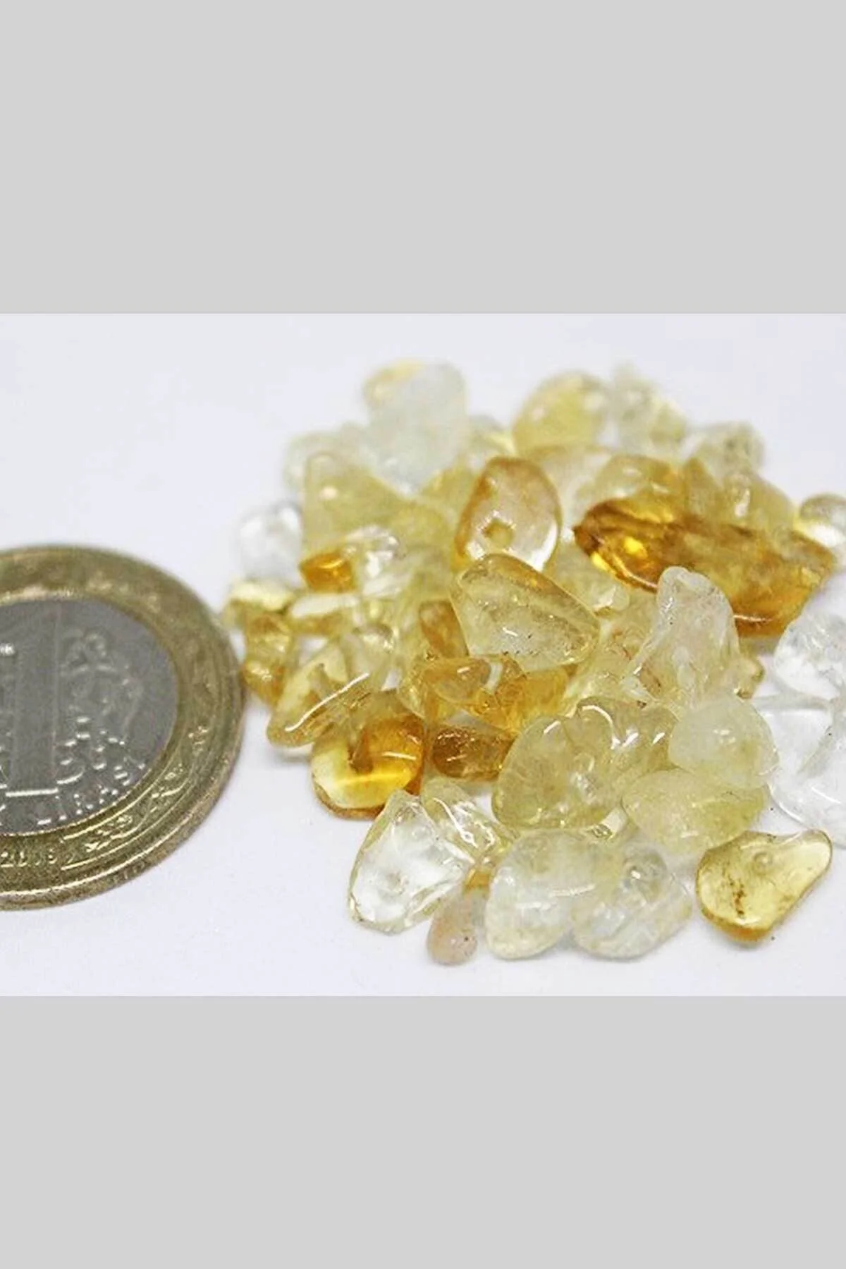 دستبند فشن سنگ سیترین سوراخ دار مینی سایز 50 عدد Yasamtohumu