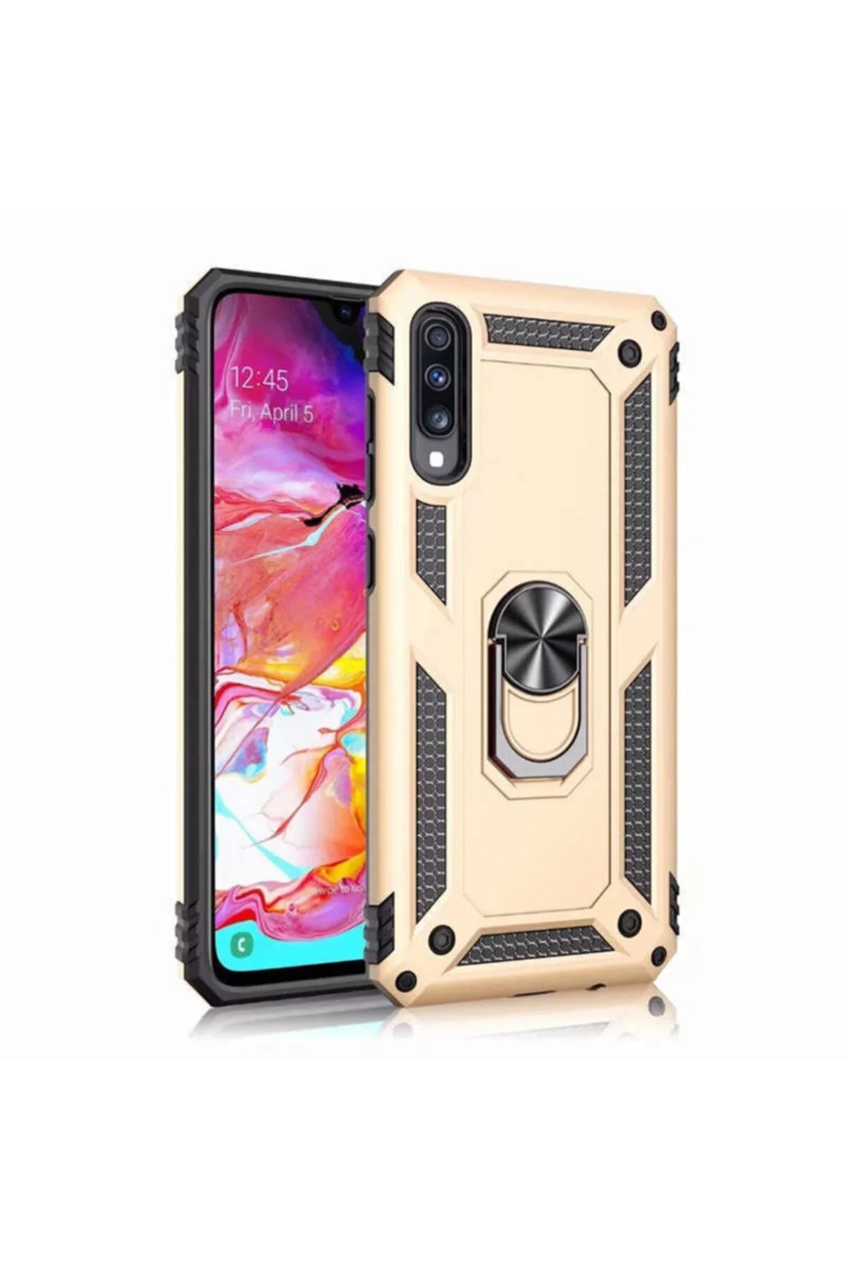کاور و قاب حلقه زرهی تانک SAMSUNG GALAXY A70 با پایه مگنت VEGA HEPTEKİLETİŞİM