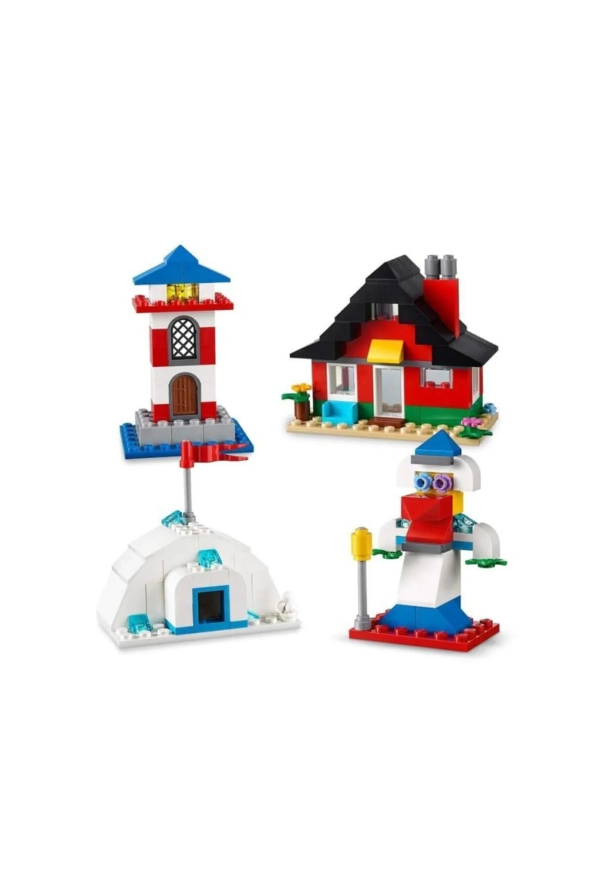 لگو و اسباب بازی های ساخت محور 11008 آجر خانه کلاسیک 270 عدد سن 4+ از ترکیه LEGO