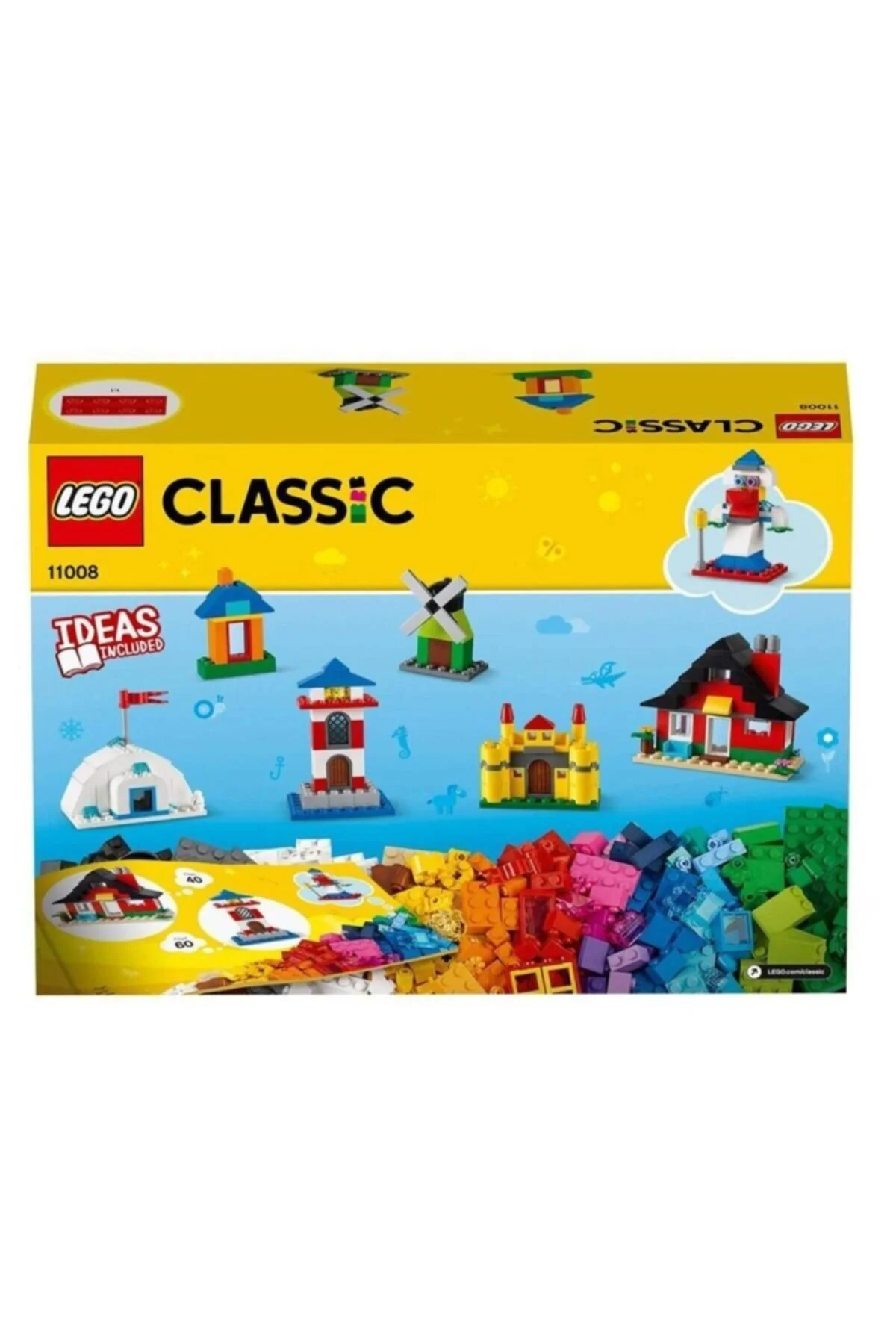 لگو و اسباب بازی های ساخت محور 11008 آجر خانه کلاسیک 270 عدد سن 4+ از ترکیه LEGO