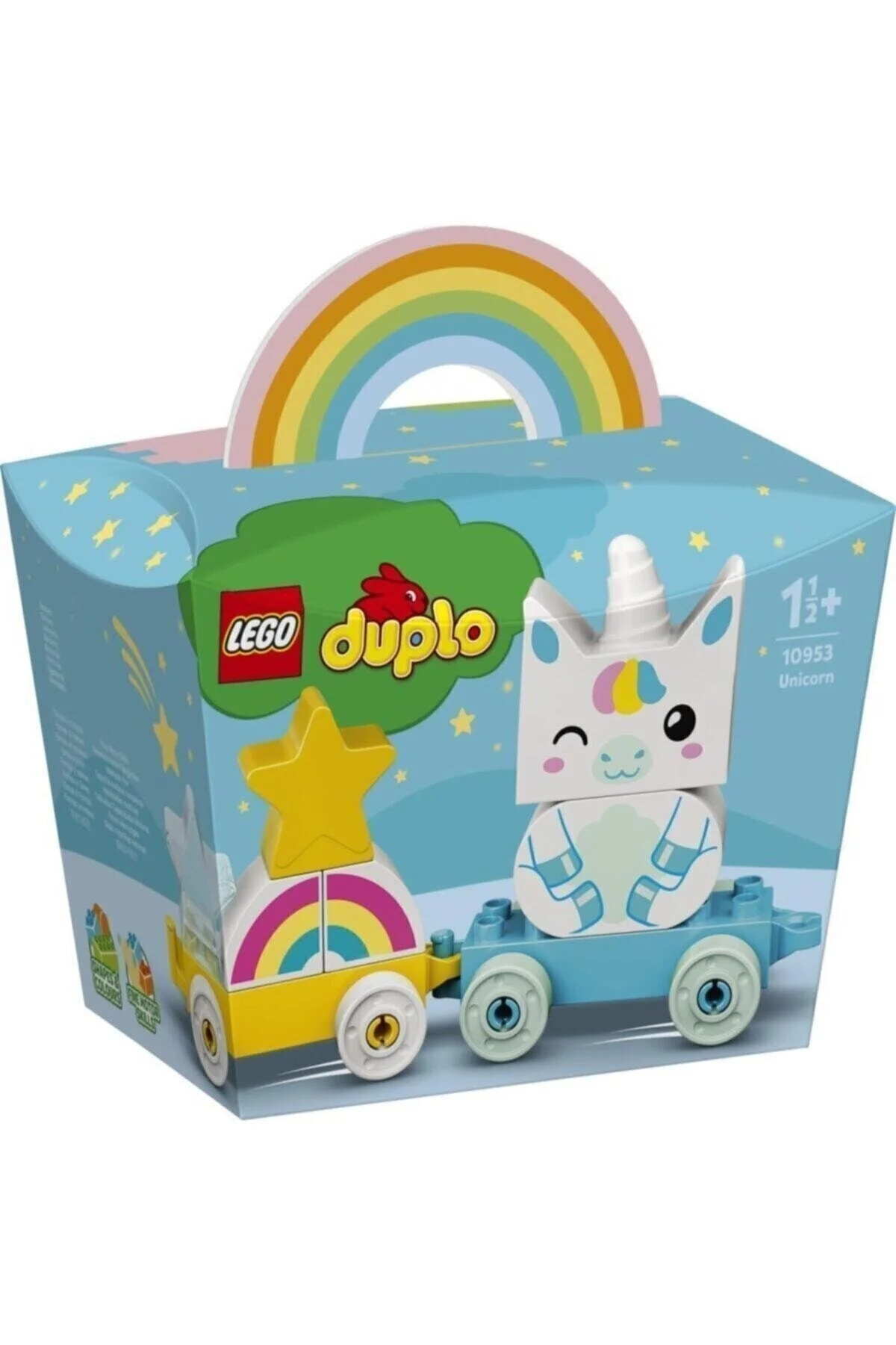لگو و اسباب بازی های ساخت محور ® DUPLO® MY FIRST UNICORN 10953 ساختمان تکشاخ کش دار برای کودکان خردسال از ترکیه LEGO