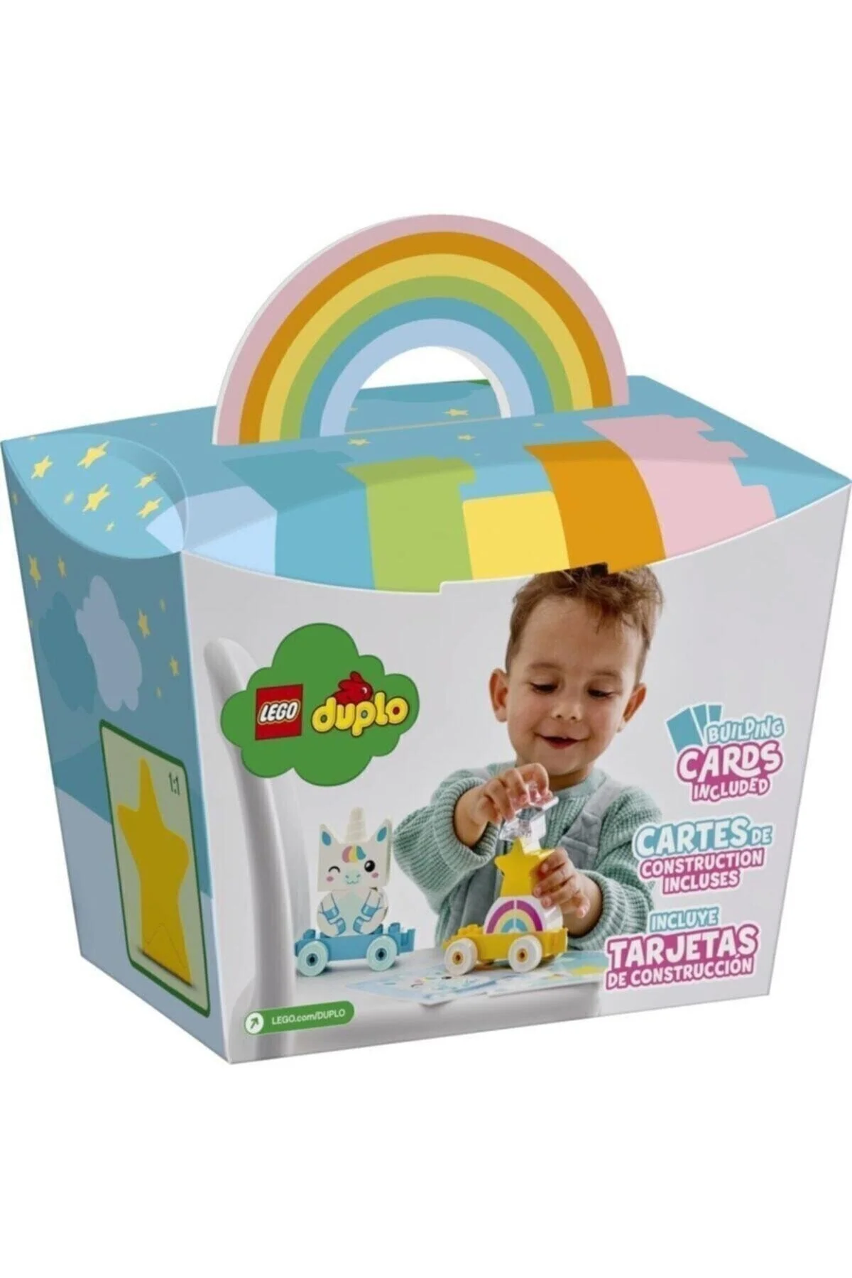 لگو و اسباب بازی های ساخت محور ® DUPLO® MY FIRST UNICORN 10953 ساختمان تکشاخ کش دار برای کودکان خردسال از ترکیه LEGO