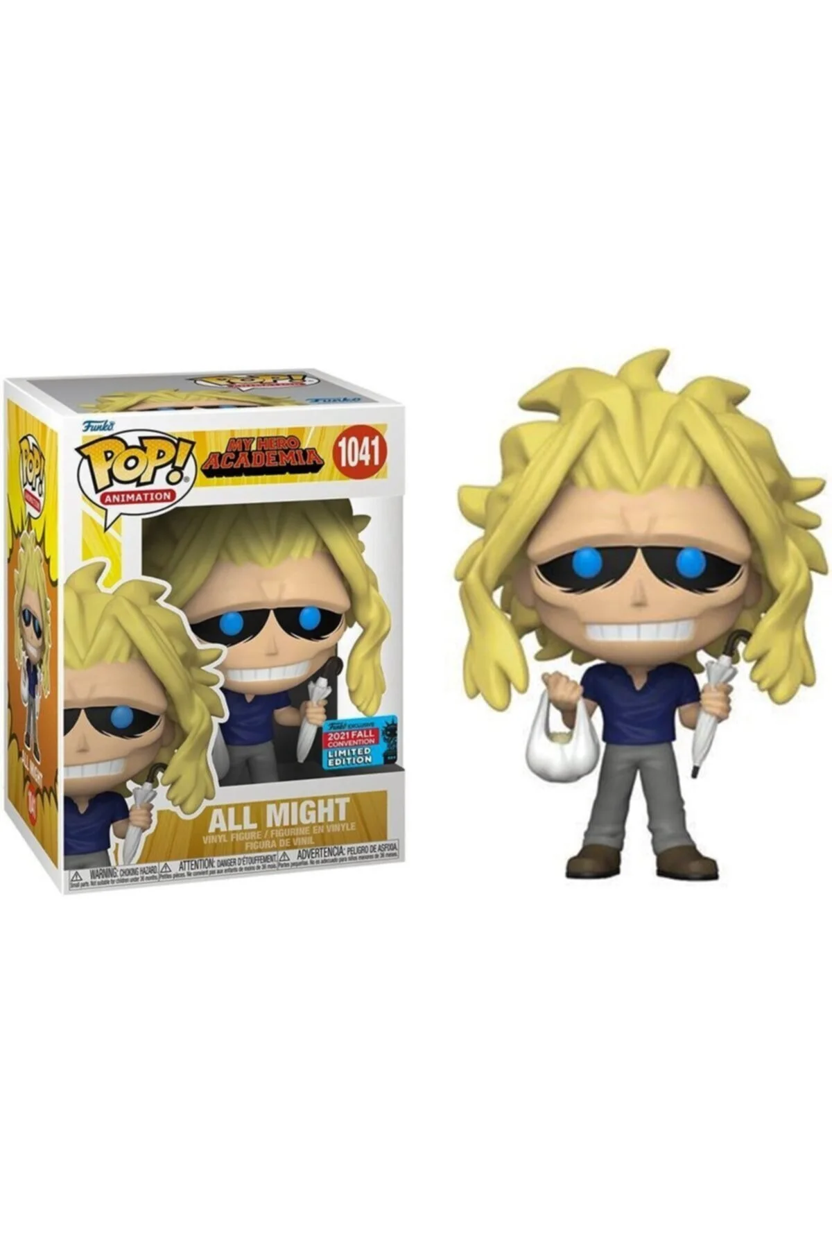 فیگور POP MY HERO ACADEMIA WEAKENED ALL MIGHT EXCLUSIVE FIGUR WITH UMBRELLA LIMITED EDITION Genel Markalar