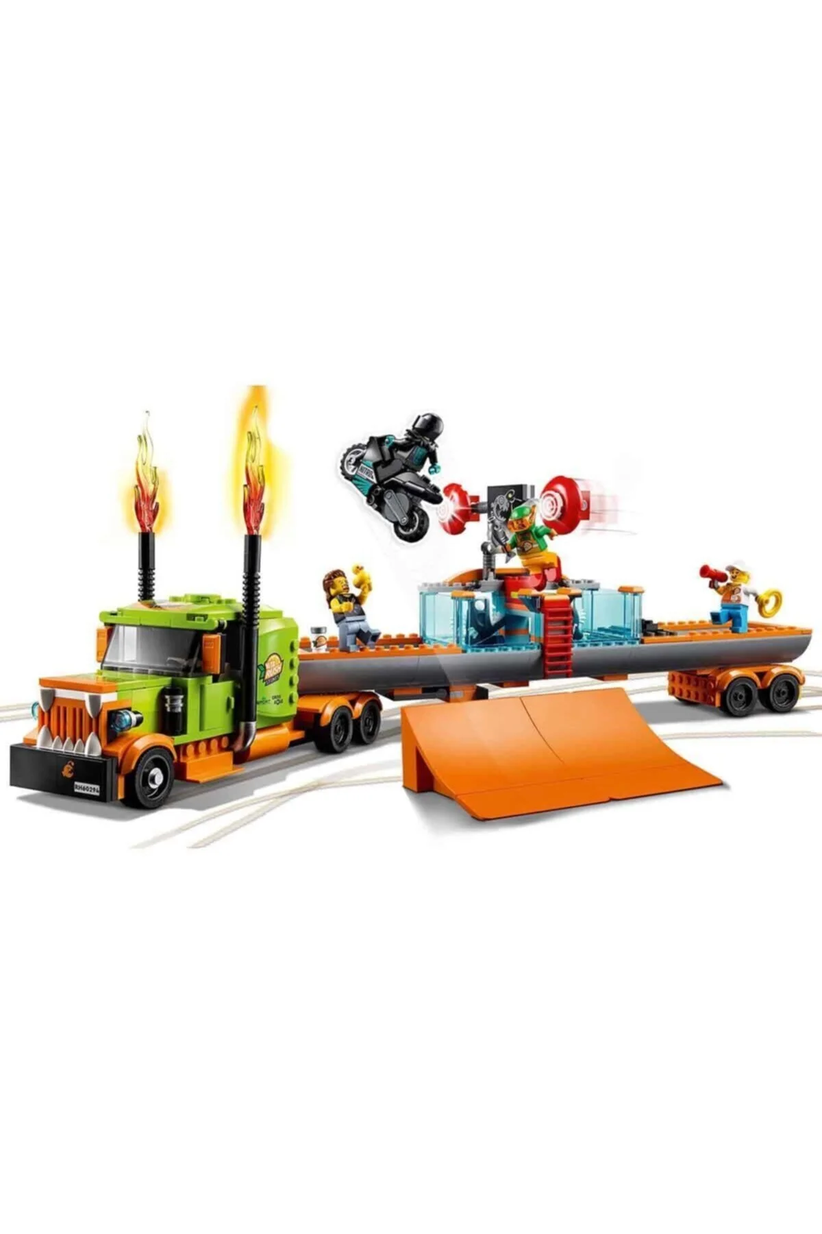 لگو و اسباب بازی های ساخت محور تخفیف سال نو 2022 CITY STUNTZ SHOW TRUCK 60294 ™ BEYAZ AT® از ترکیه LEGO
