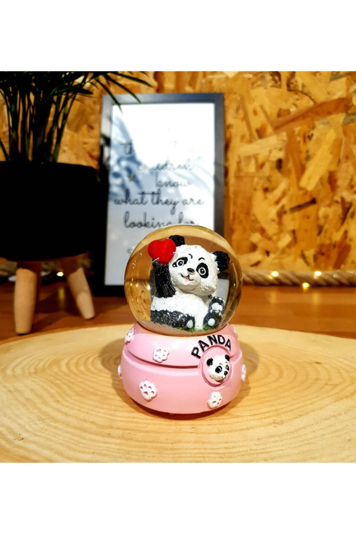 گوی برفی پاندا ناز هدیه ولنتاین SNOW GLOBE از ترکیه Genel Markalar