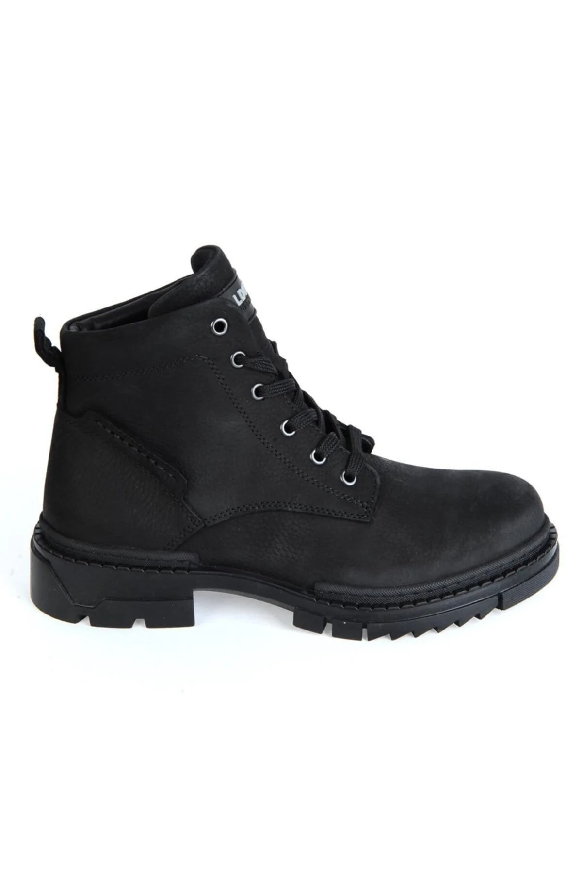 چکمه و بوت مردانه 100% چرم مشکی NUBUCK Bulldozer