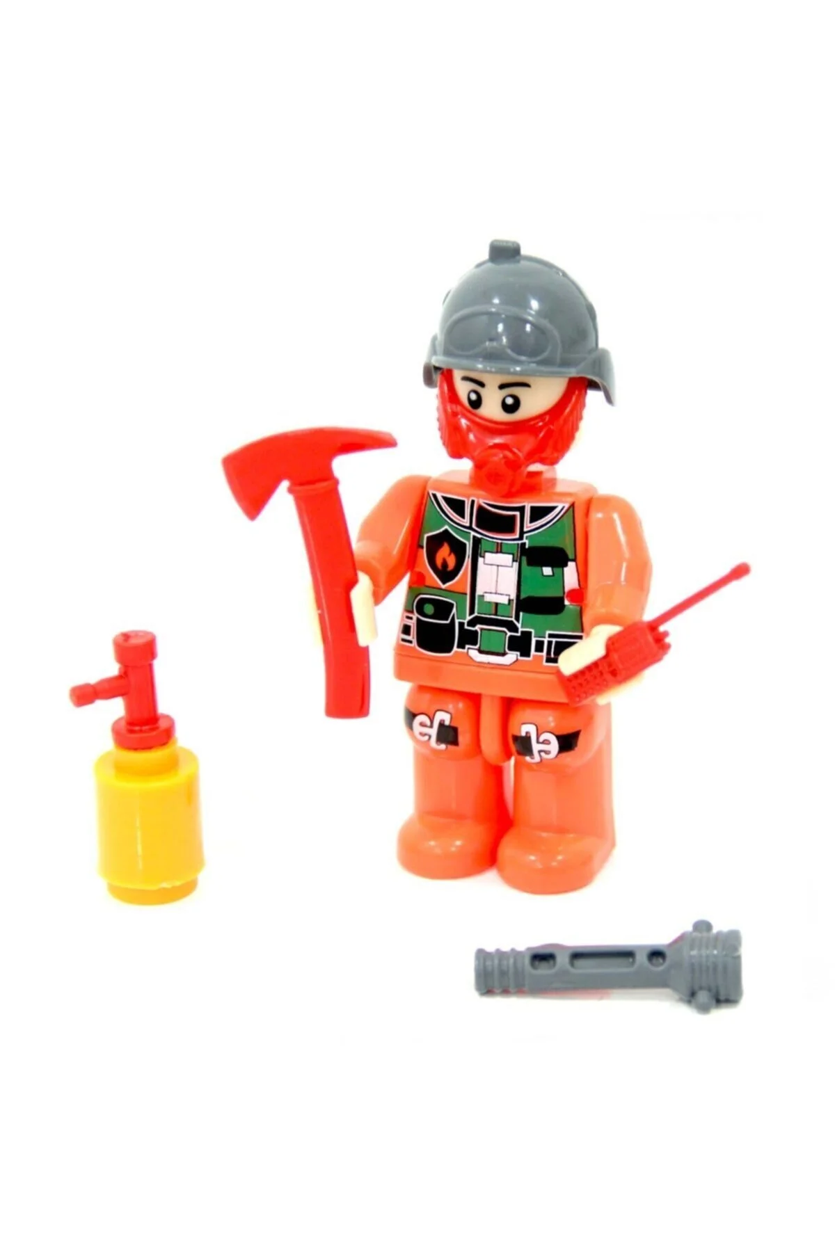 لگو و اسباب بازی های ساخت محور ارفا گروپ مجموعه فیگور موتور آتش نشانی FIRE FIGHTER اورجینال LEGO
