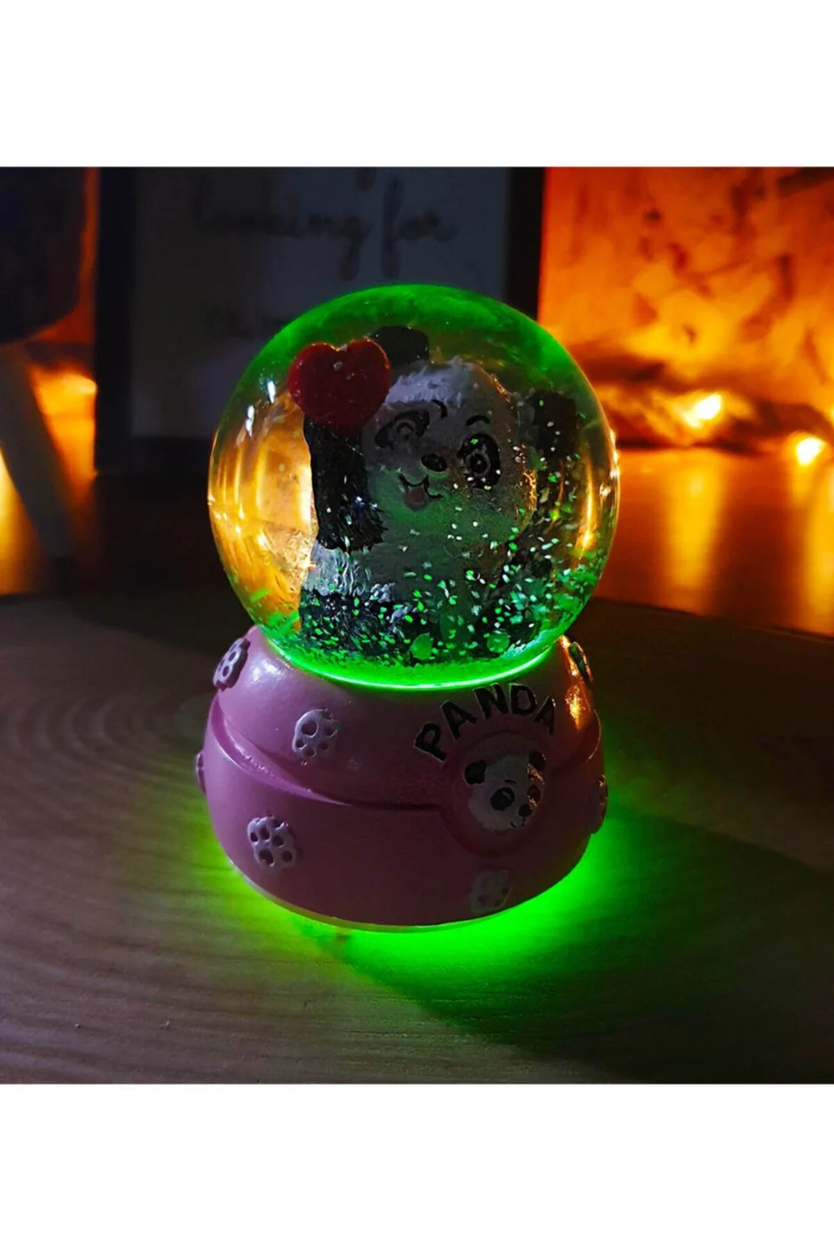 گوی برفی پاندا ناز هدیه ولنتاین SNOW GLOBE از ترکیه Genel Markalar