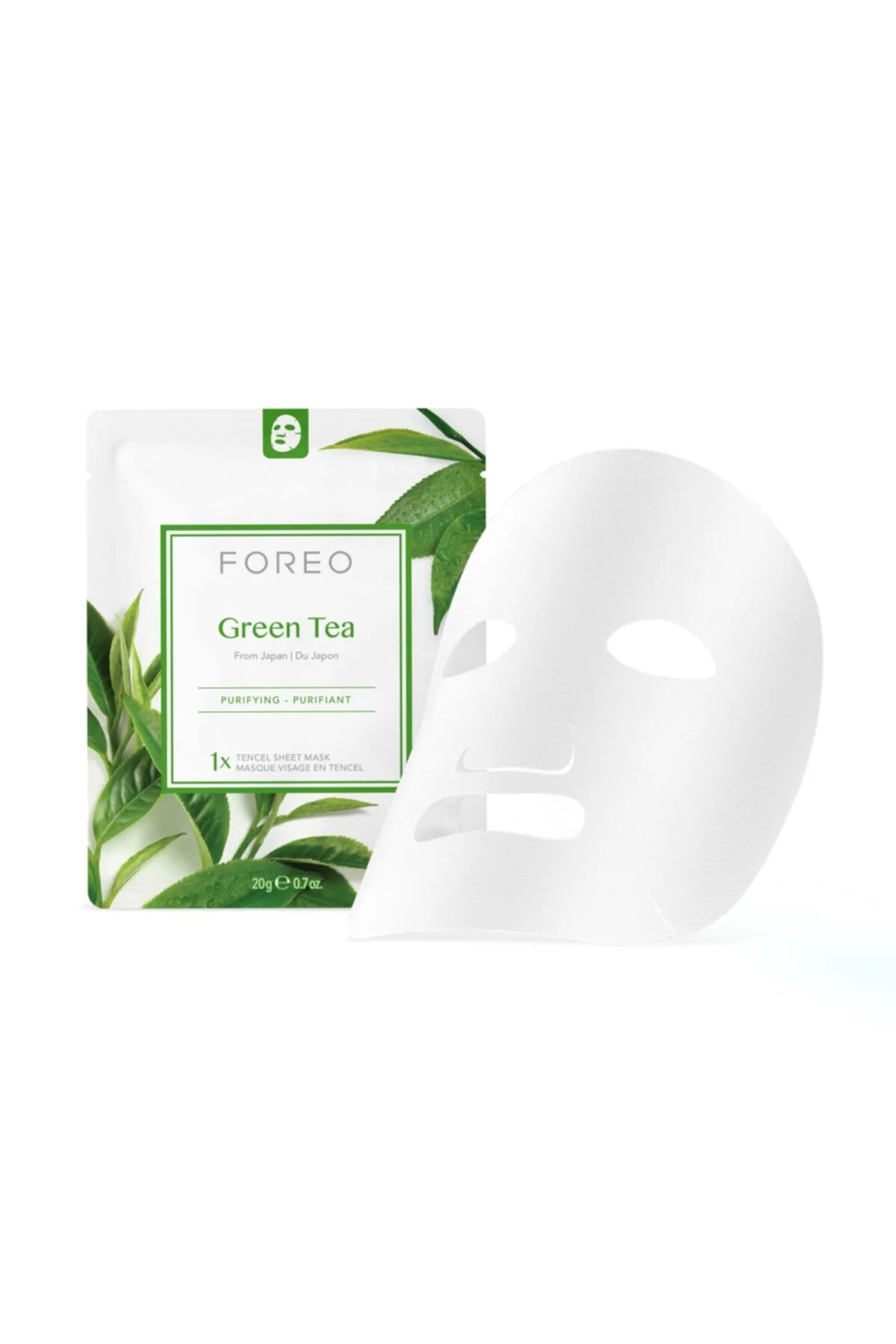ماسک صورت واتر جت تصفیه چای سبز 3 کاغذ  Foreo