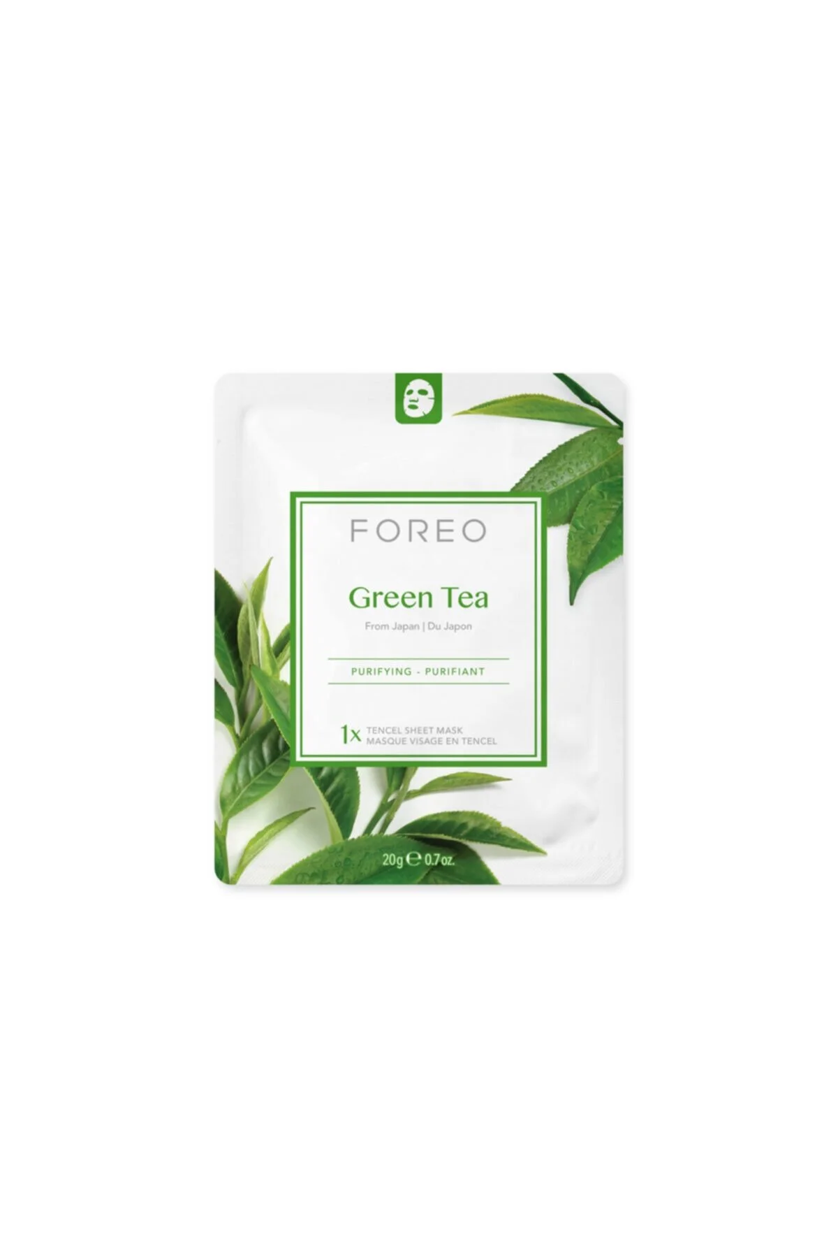 ماسک صورت واتر جت تصفیه چای سبز 3 کاغذ  Foreo