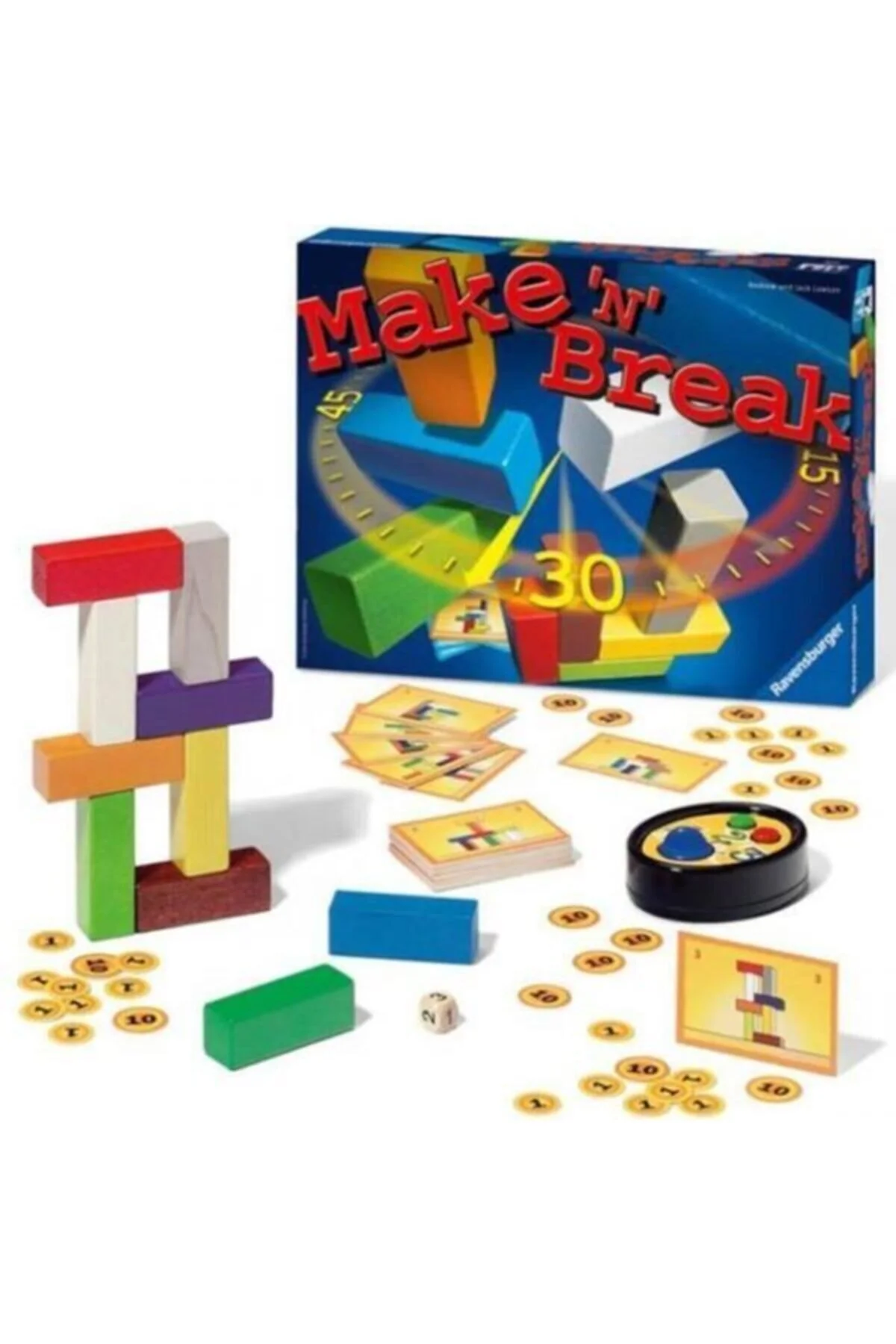 RAVENSBURGER بازی Make N Break Box (بازی خانوادگی ترکی) Rot265558 6500.00028