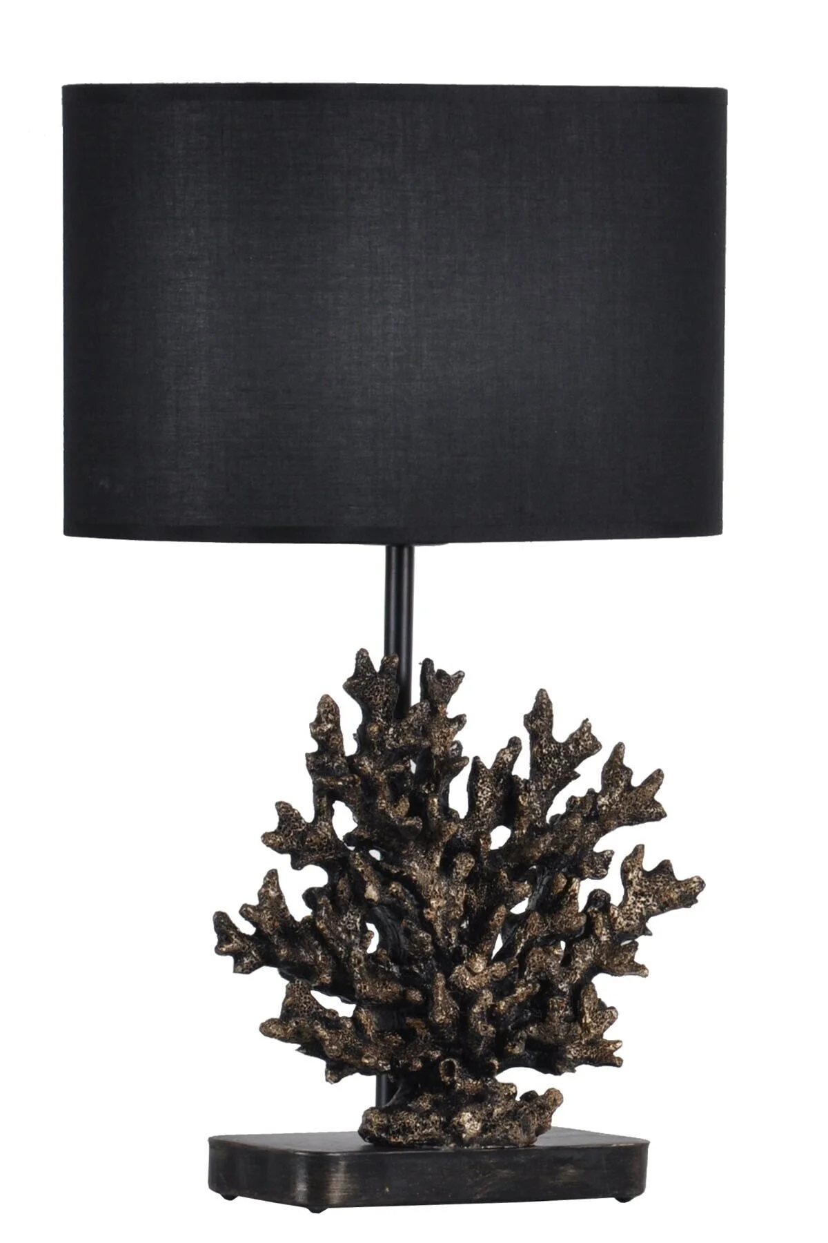 آباژور سیاه دکوری طراحی مدرن Mercan Lampshade Gold مشکی کیودک  Qdec