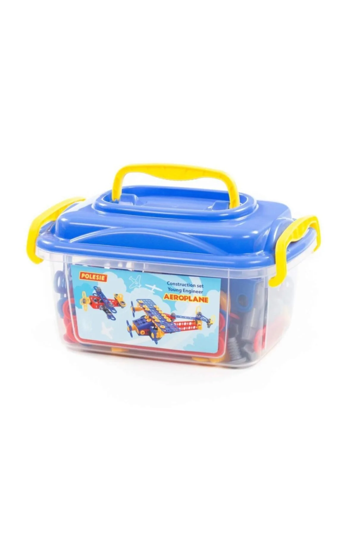 لگو و اسباب بازی های ساخت محور TOY INVENTOR DESIGN PARTS 2 PLANES MULTIPLE 186 PIECES LEGO IN BOX از ترکیه Polesie