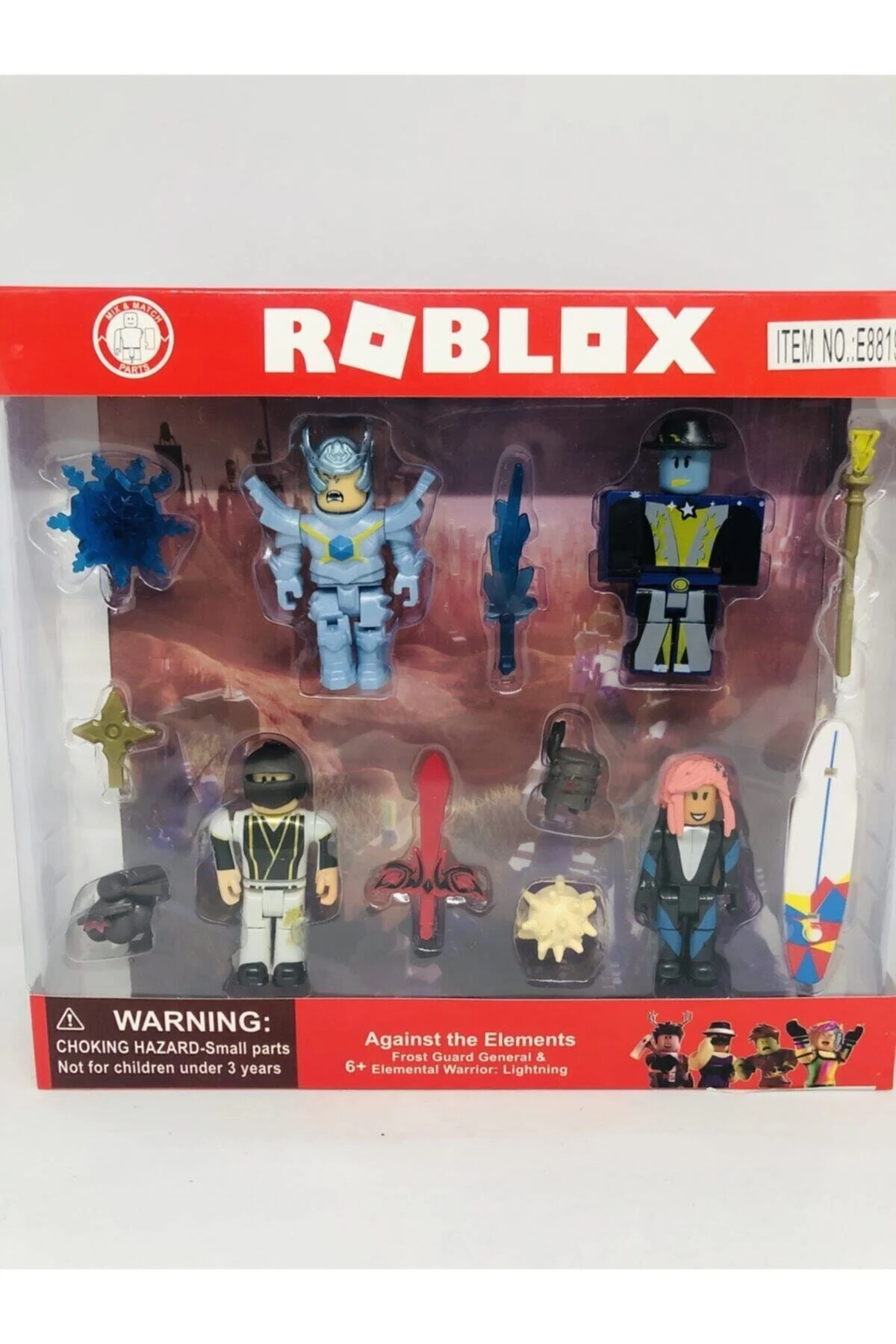 اسباب بازی های فیگور دیگر ست جعبه ای 13 تکه ROBLOX با 4 LEGEND Kids