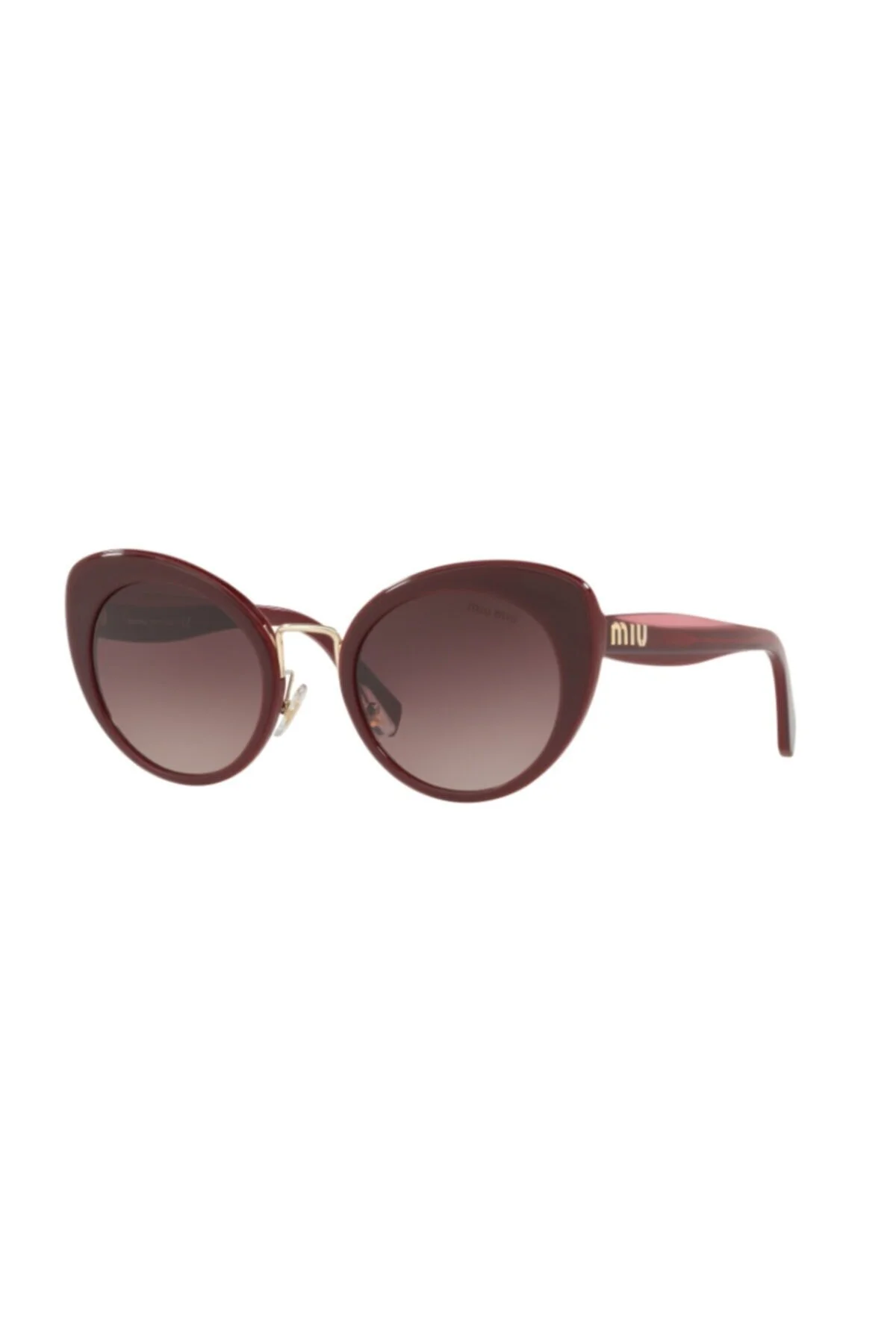 عینک آفتابی قرمز زنانه MIU 06TS 40Z150 بوردو Miu Miu